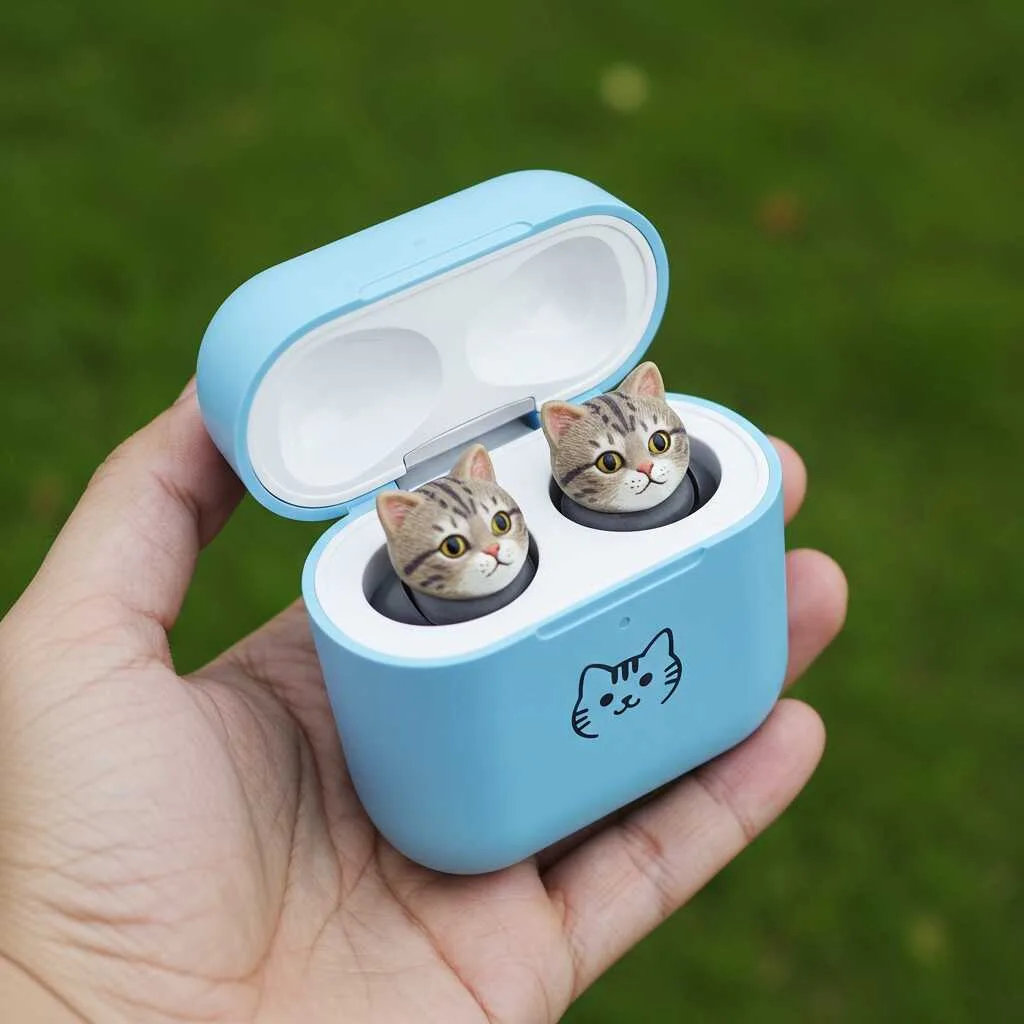 Cat Shaped Earbuds: The Purr-fect Blend of Audio and Style