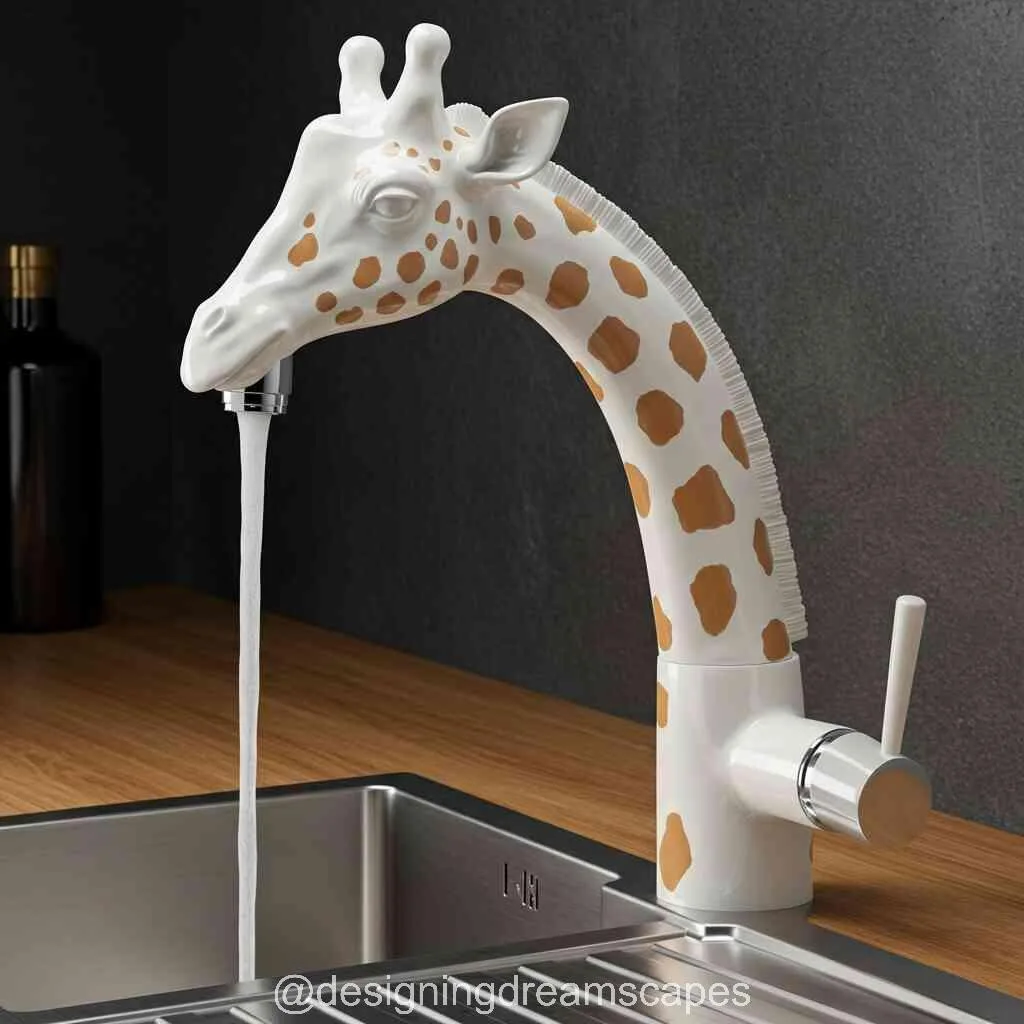 Giraffe Faucets: Elevating Bathroom and Kitchen Design with Whimsy and Elegance