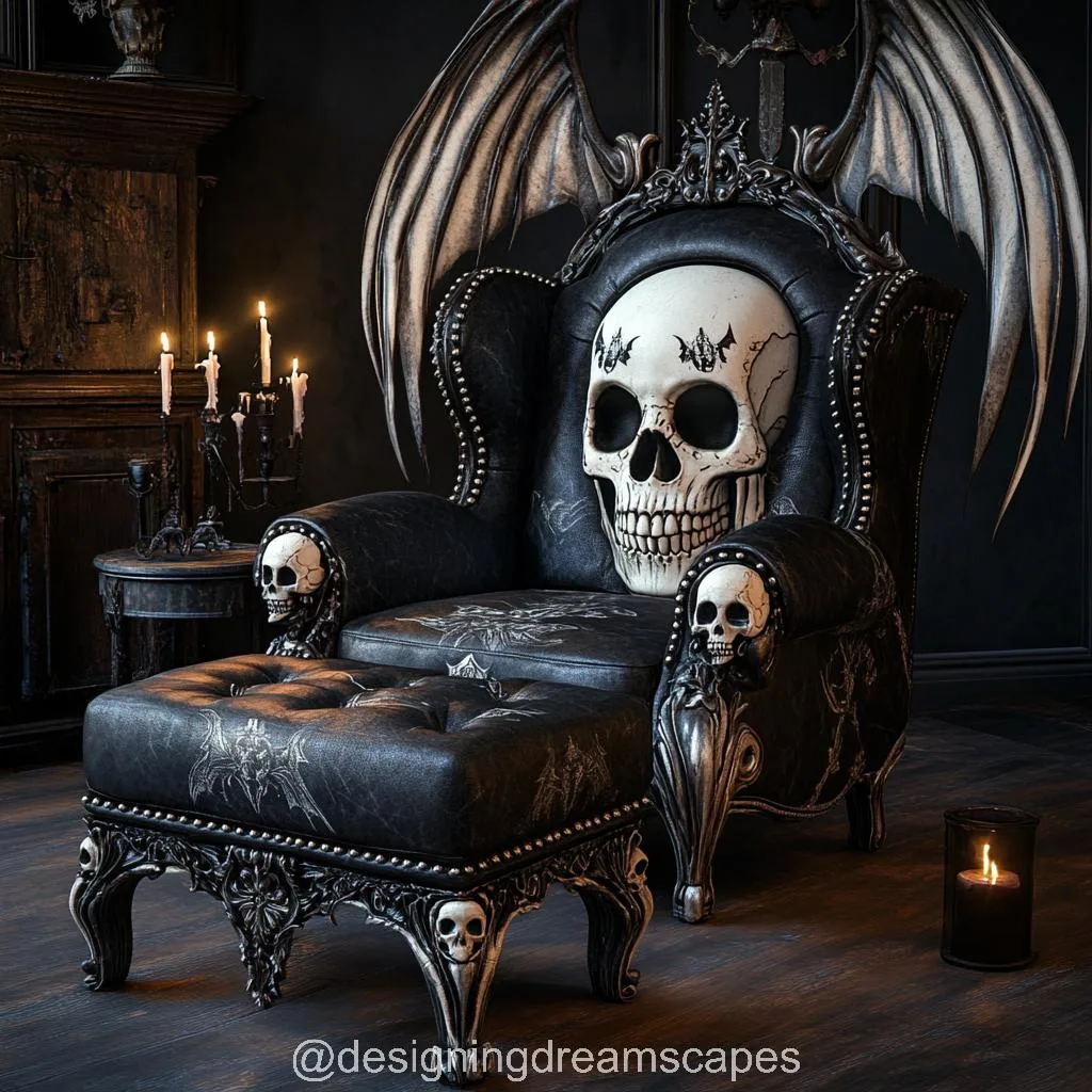 Ideal Settings for the Gothic Skull Recliner Chair