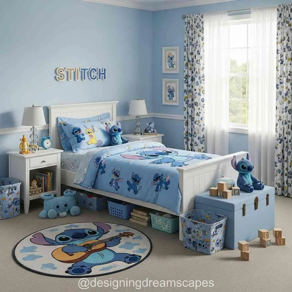 Stitch Themed Kids Bedroom Ideas: Creating a Cozy Hawaiian Adventure