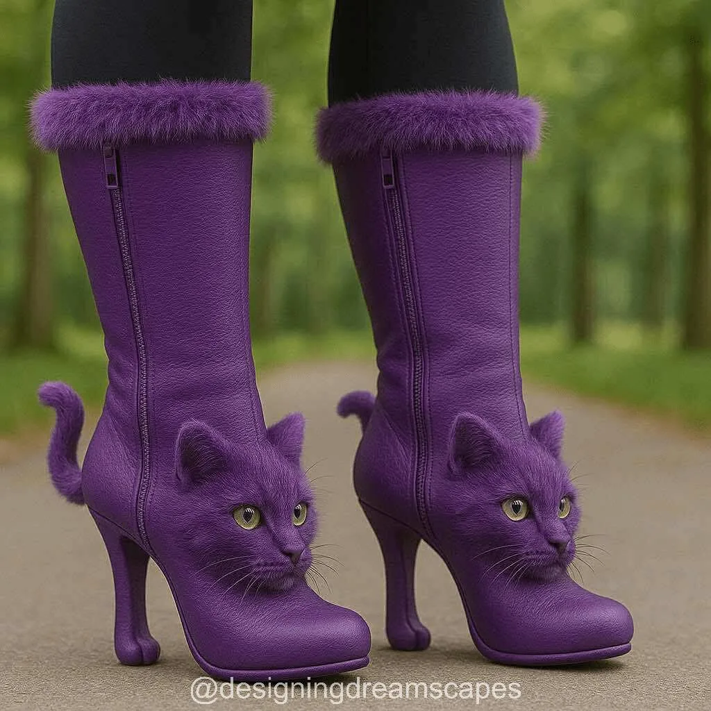 Scratching Post Boots: Where Feline Fun Meets Fashionable Footwears