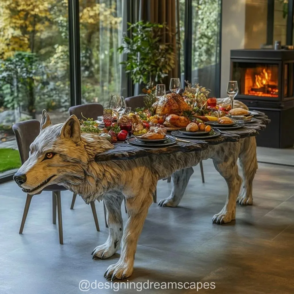 Animal Dining Tables: A Wild Twist on Interior Elegance