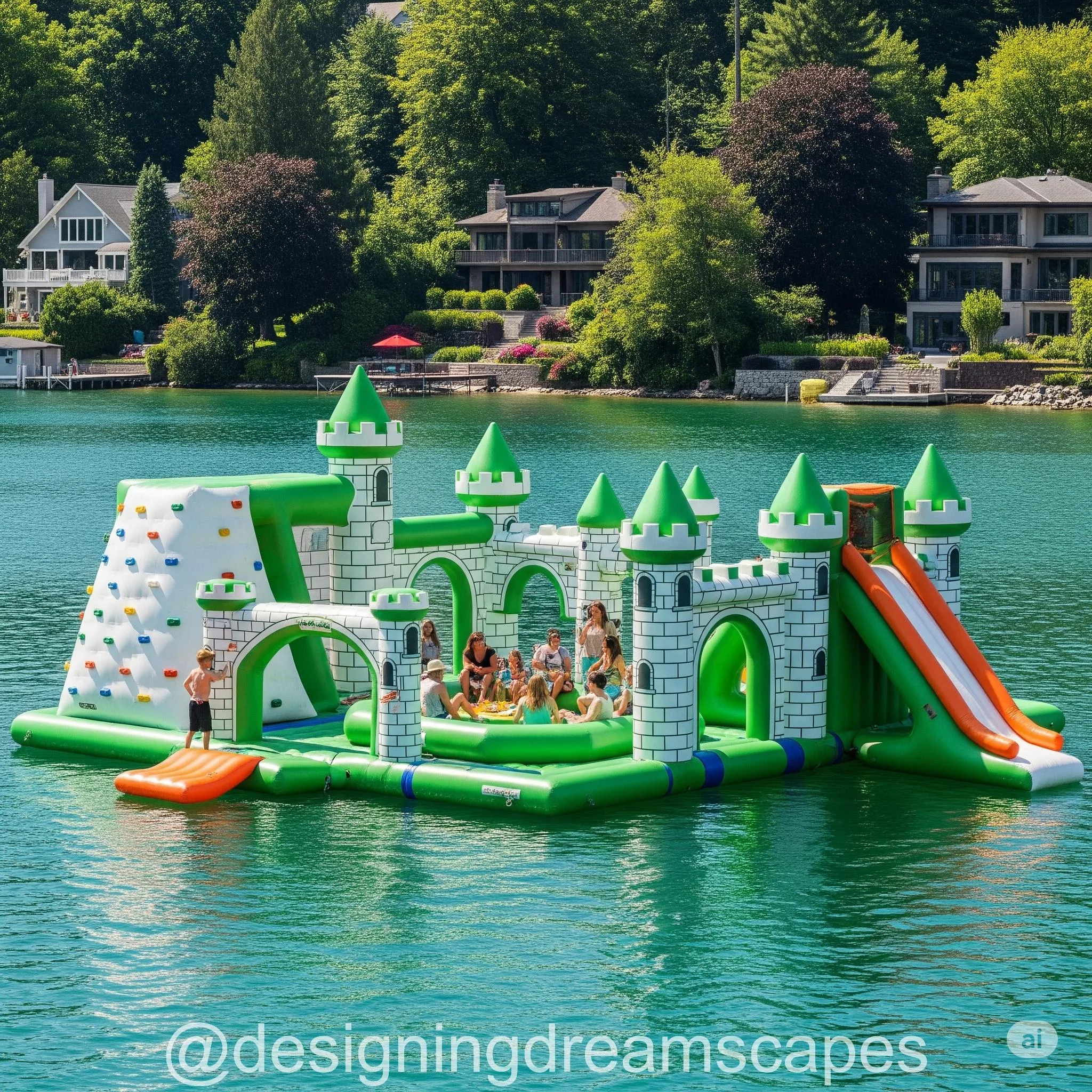 Castle Lake Party Floats: Reign Over the Water in Regal Style