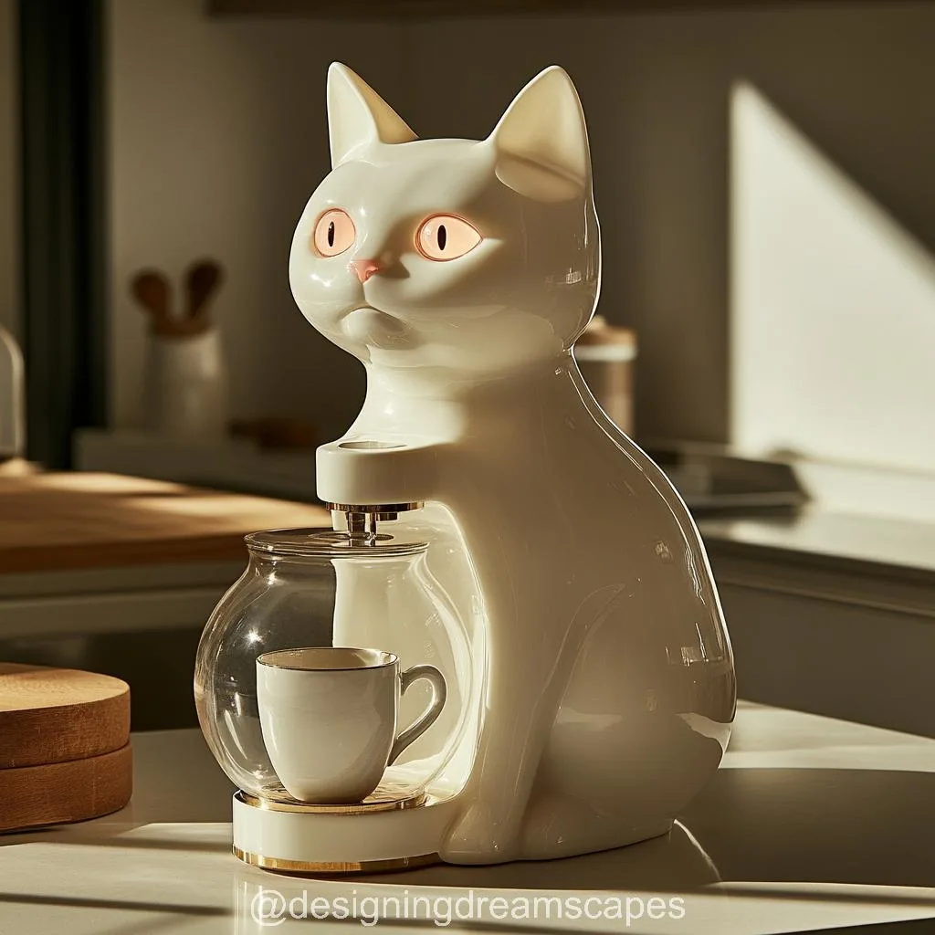 Cat-Shaped Coffee Maker: Feline-Inspired Brewing That Warms the Soul