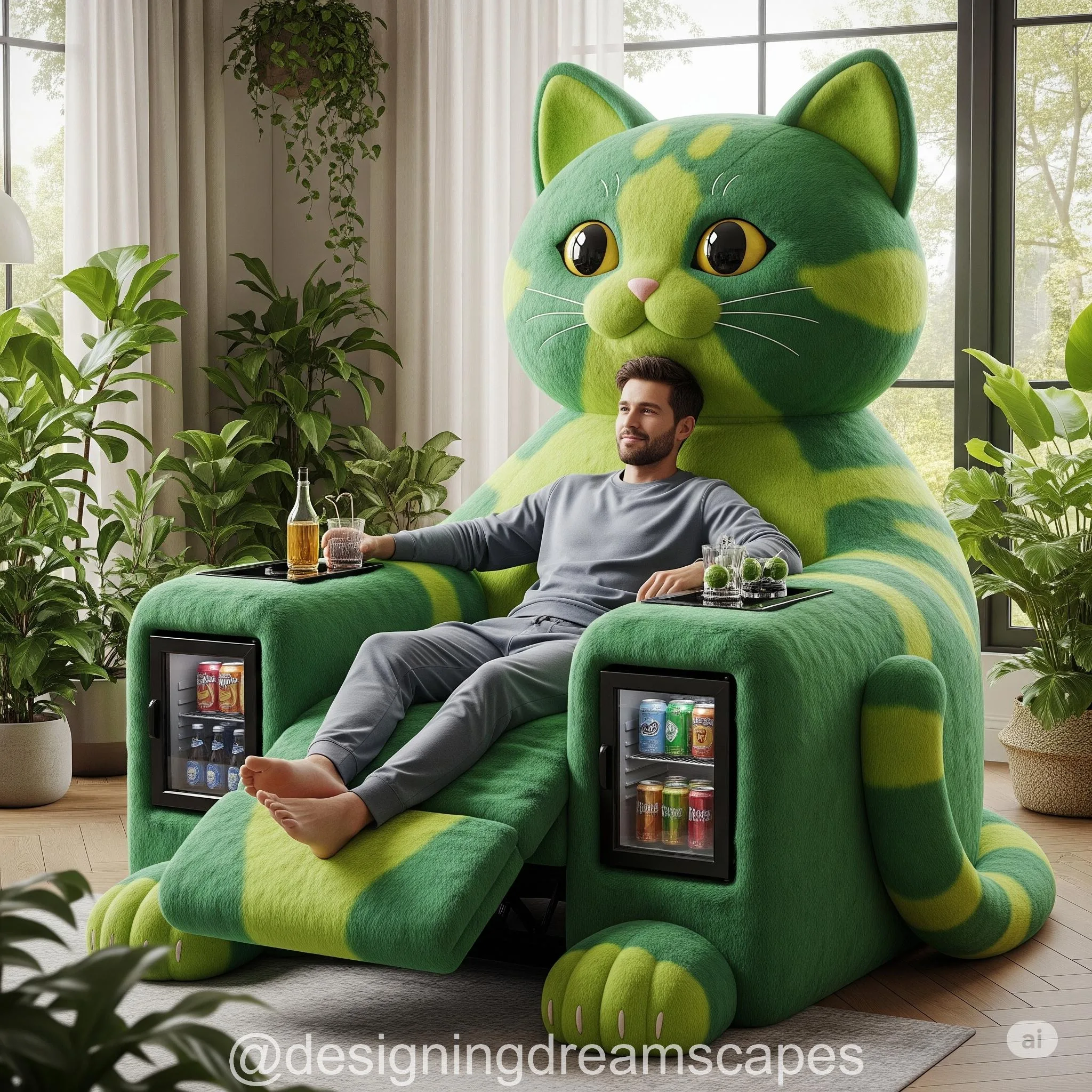 Cat Shaped Recliner: Cozy Comfort with Feline-Inspired Flair