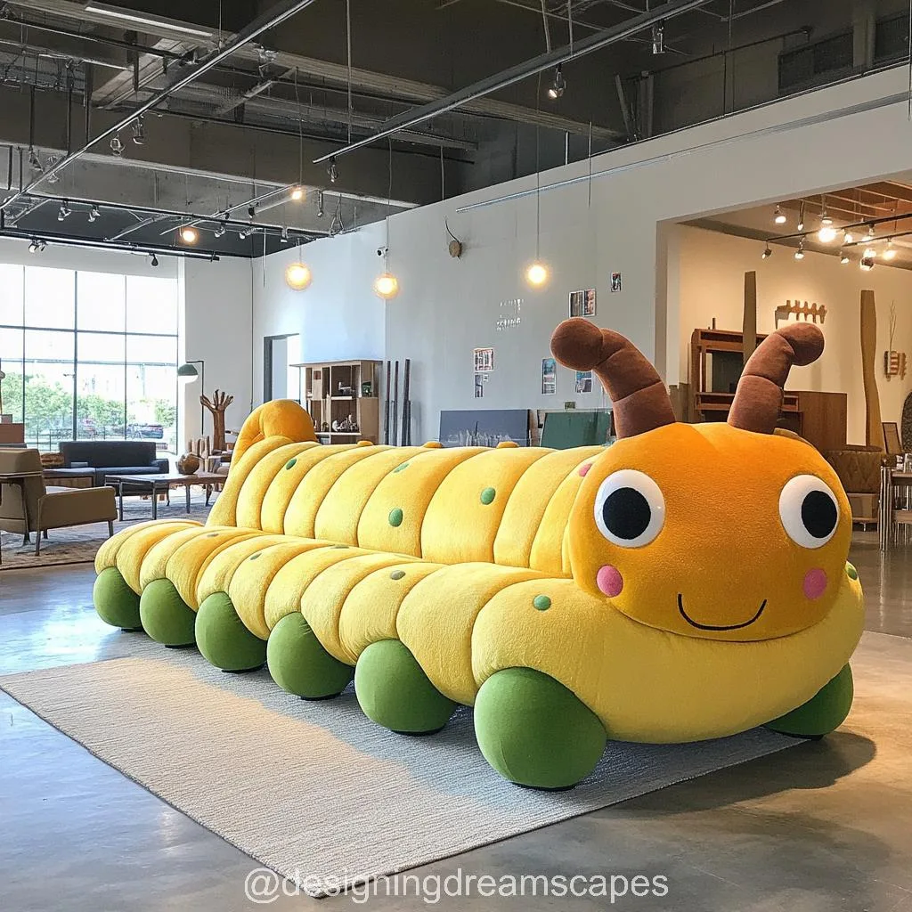 Caterpillar Sofas: Snuggle Up in Segmented Style