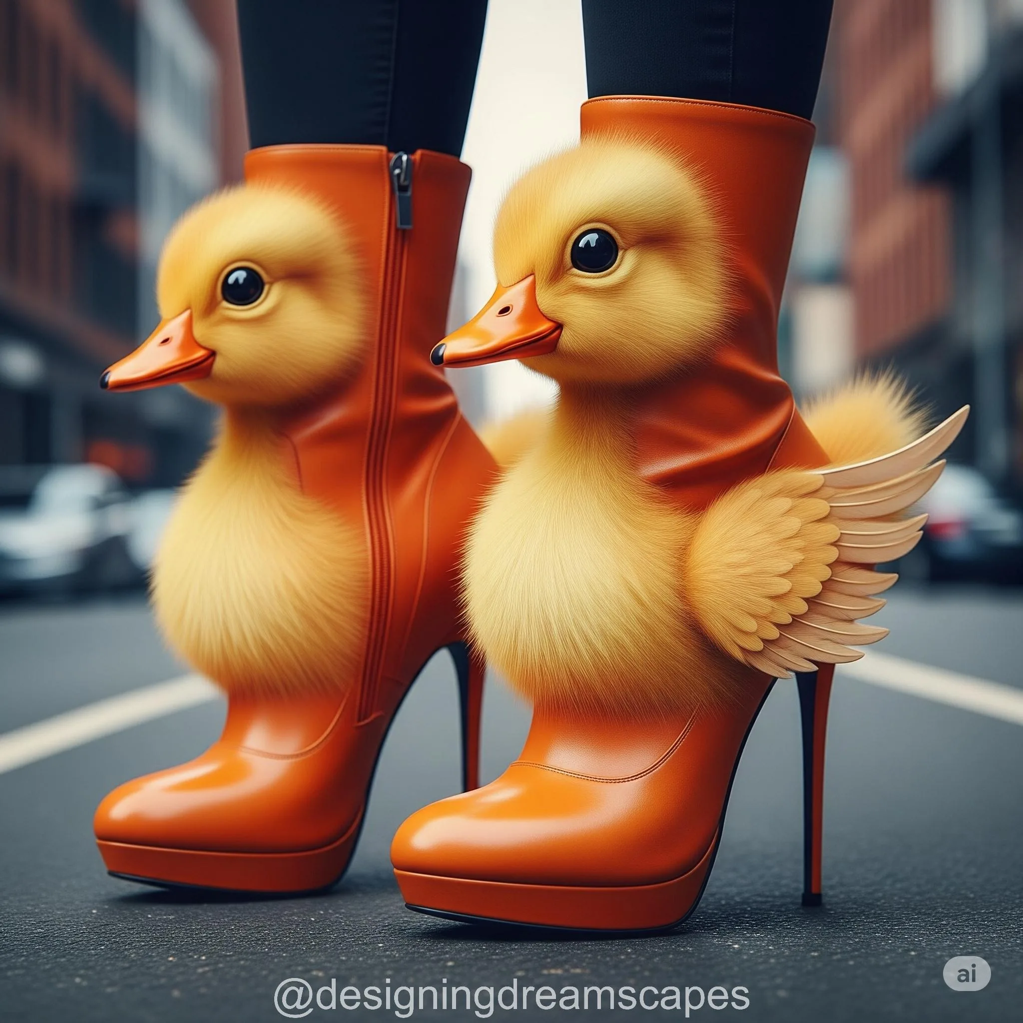 Duck Heels: Waddling Boldly into Fashion’s Quirky Frontier