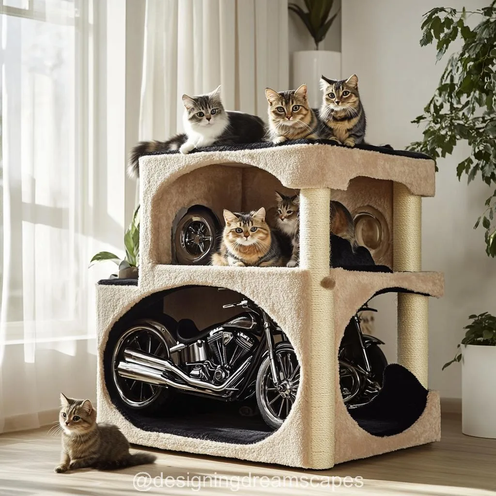 The Design Concept Behind the Harley Cat Tree
