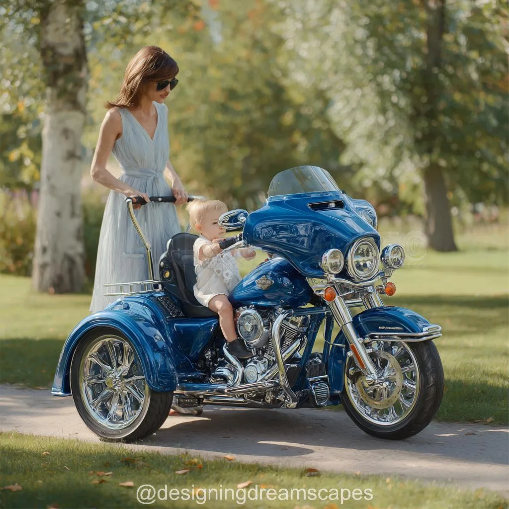 Harley Stroller: Where Rugged Style Meets Urban Parenthood