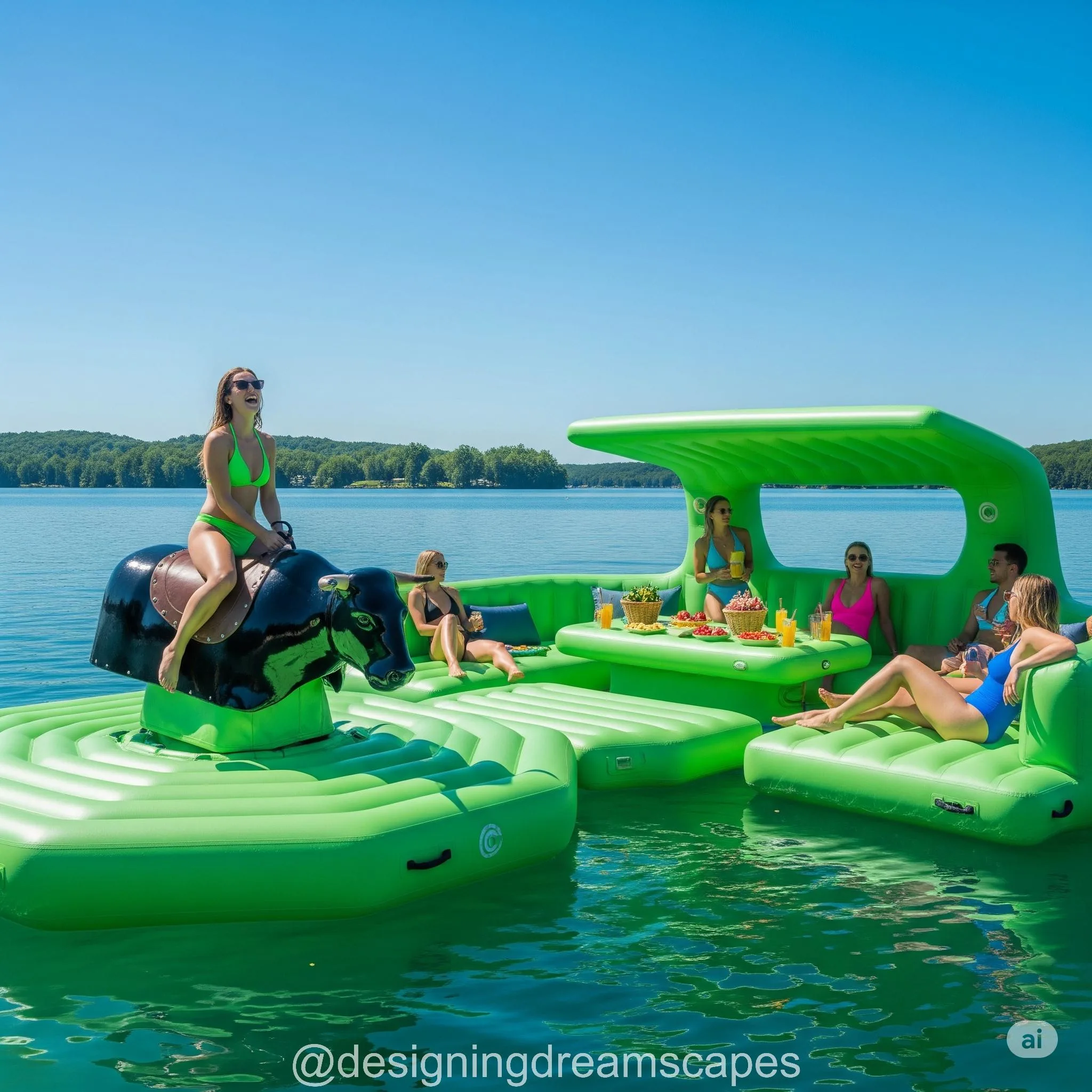 Ride, Float, and Rule the Lake