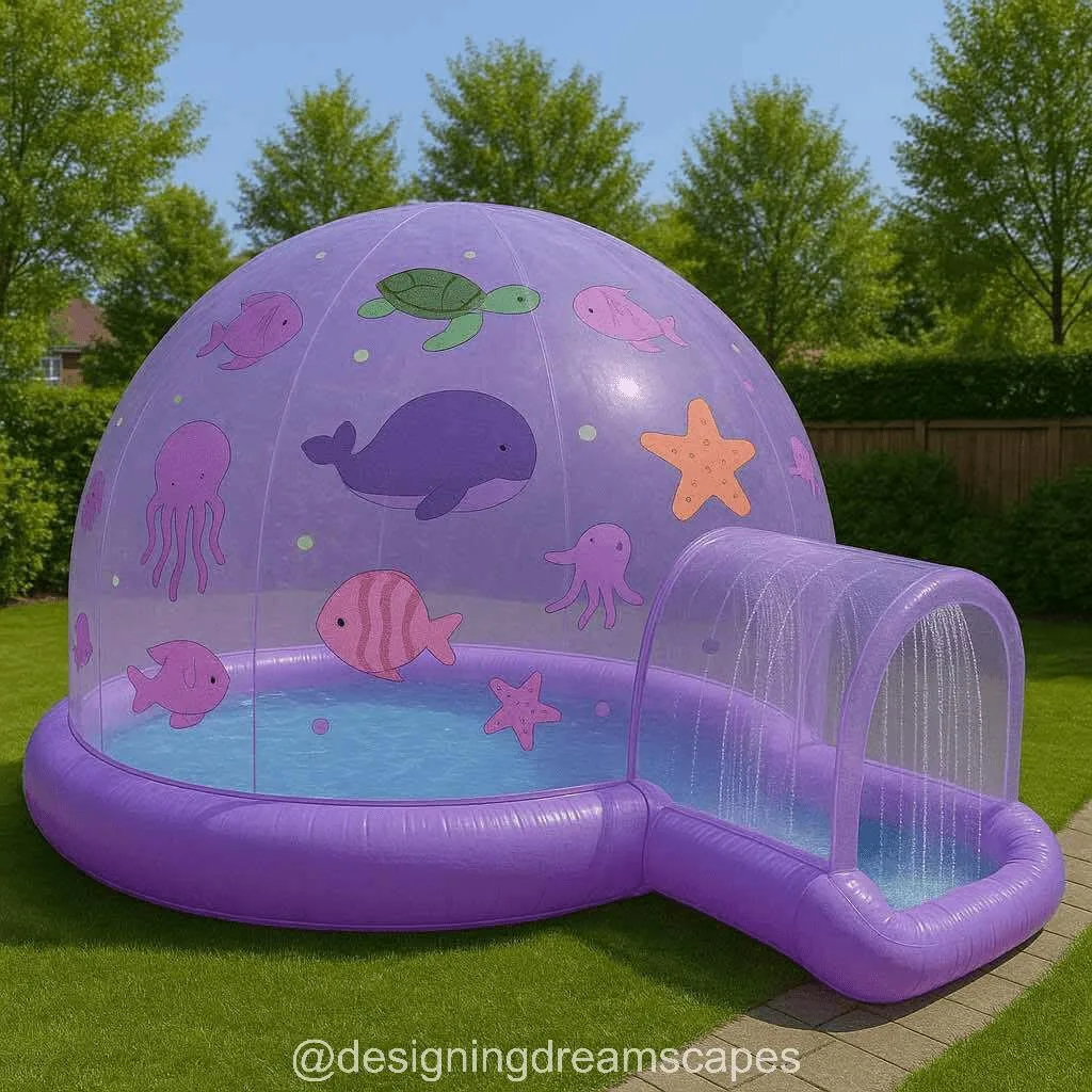 Ocean-Themed Inflatable Dome Paddling Pools: A Splashy Dive into Blue-Sky Fantasy
