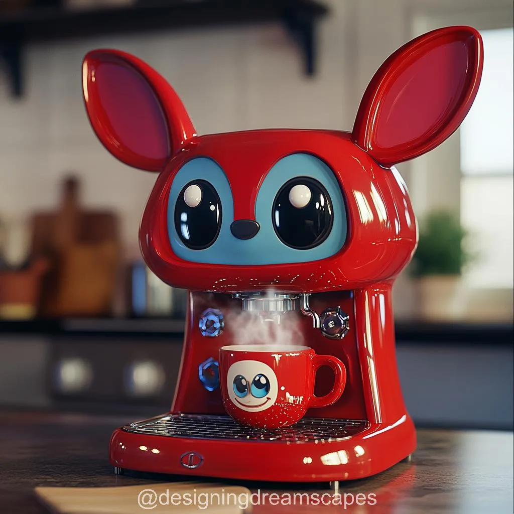 Stitch Coffee Maker: Brewing Joy with an Alien Twist