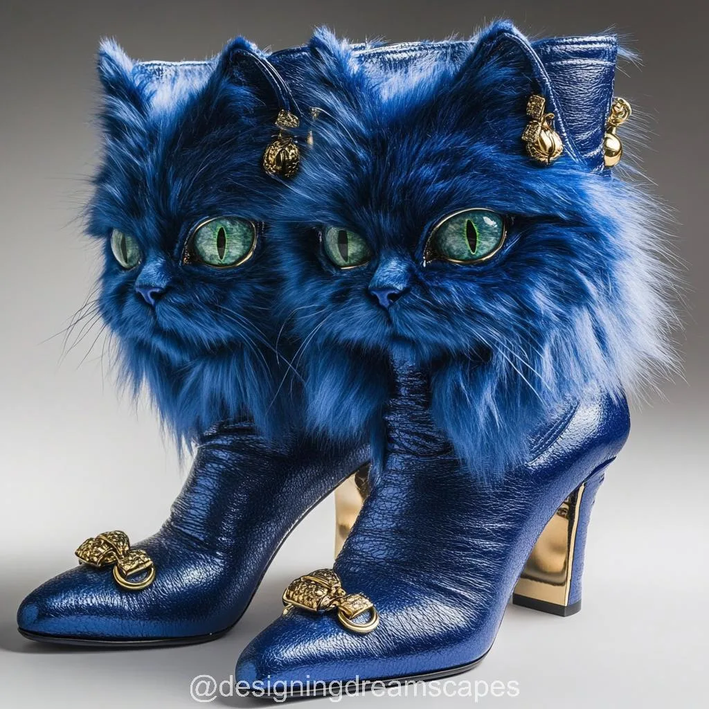Strutting Forward with Feline Flair