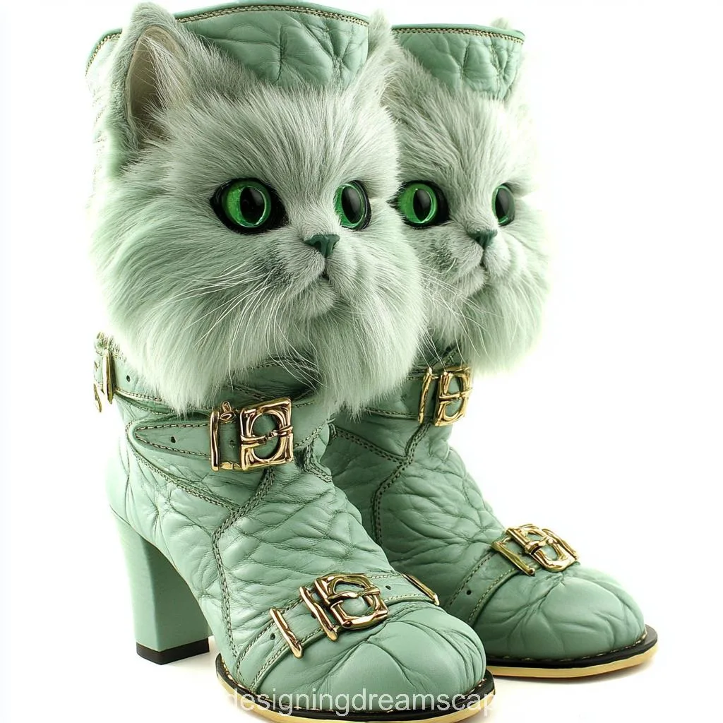 Where Feline Grace Meets Footwear Glamour
