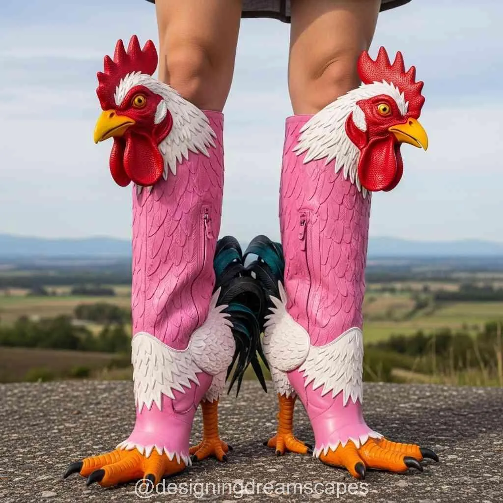 Chicken-Shaped Boots: A Bold Step in Footwear Fashion