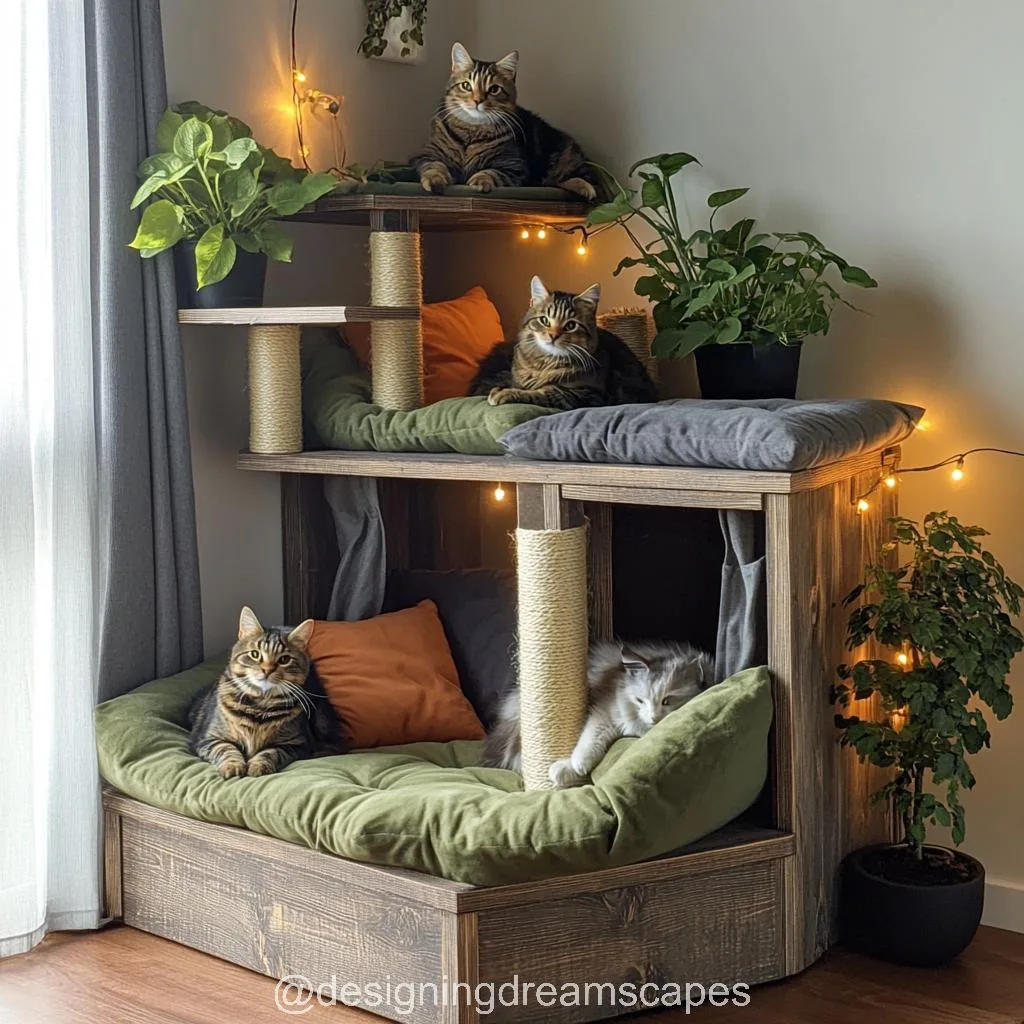 Corner Cat Towers: Smart Space-Saving Sanctuaries for Feline Comfort and Style