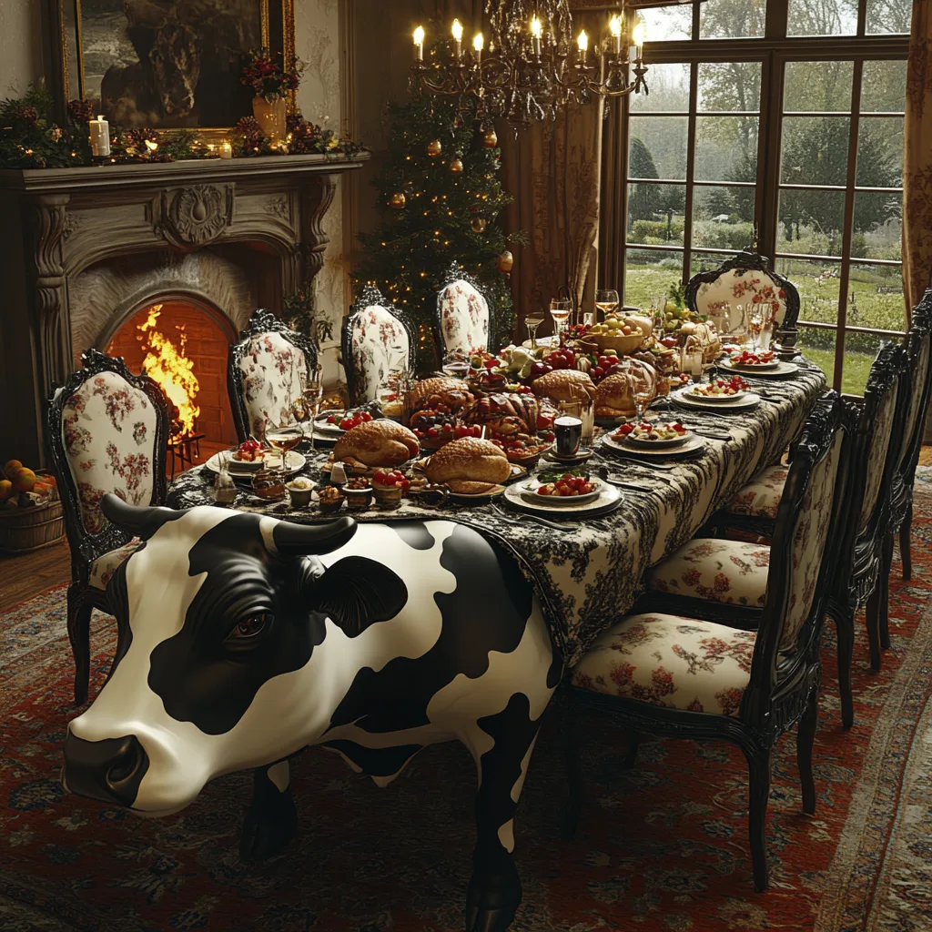 Explore the Unique Charm of Cow Table Design - Perfect for Your Home