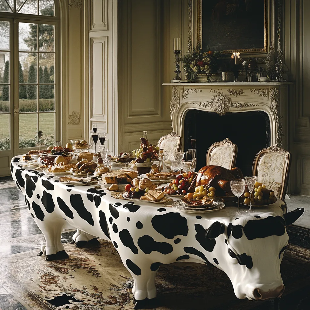 Examples of Creative Cow Table Designs