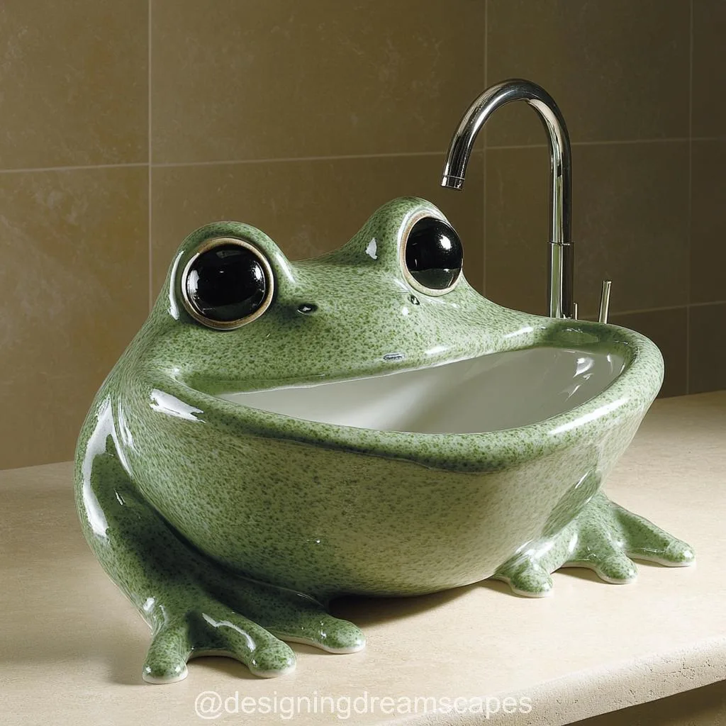 Froggy Sink: Whimsical Charm Meets Functional Design in Your Bathroom