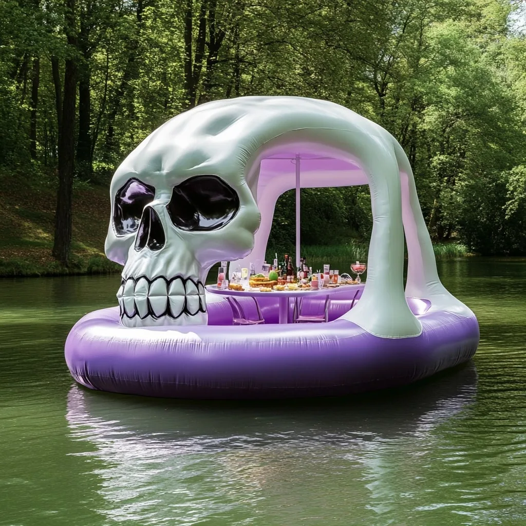 Unleash Summer Fun with Giant Inflatable Skull Lake Floats – A Must-Have for Your Next Aquatic Adventure