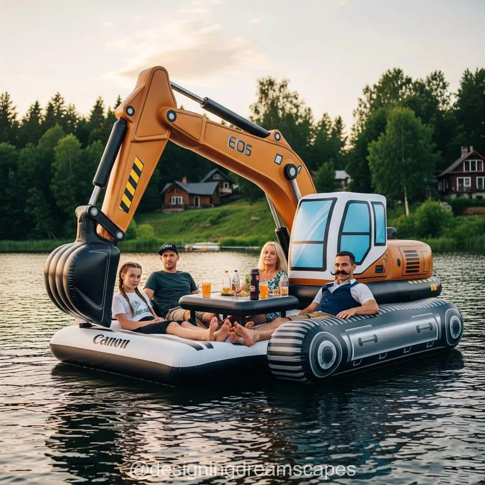 Where to Use Inflatable Excavator Floats