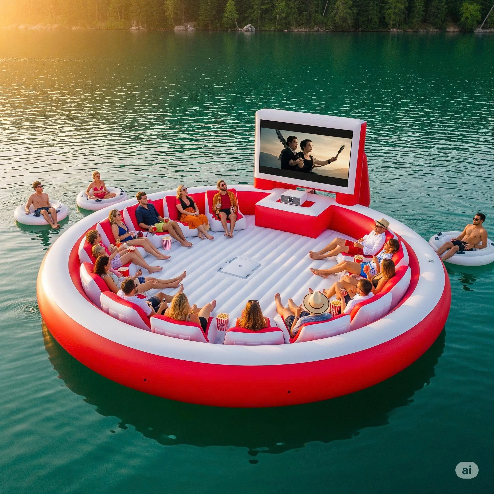 What Is an Inflatable Floating Cinema?