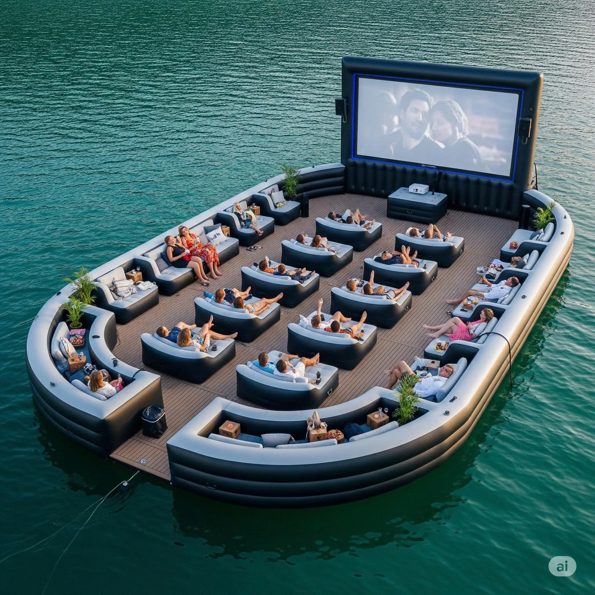 Inflatable Floating Cinema: Revolutionizing Outdoor Entertainment on the Water