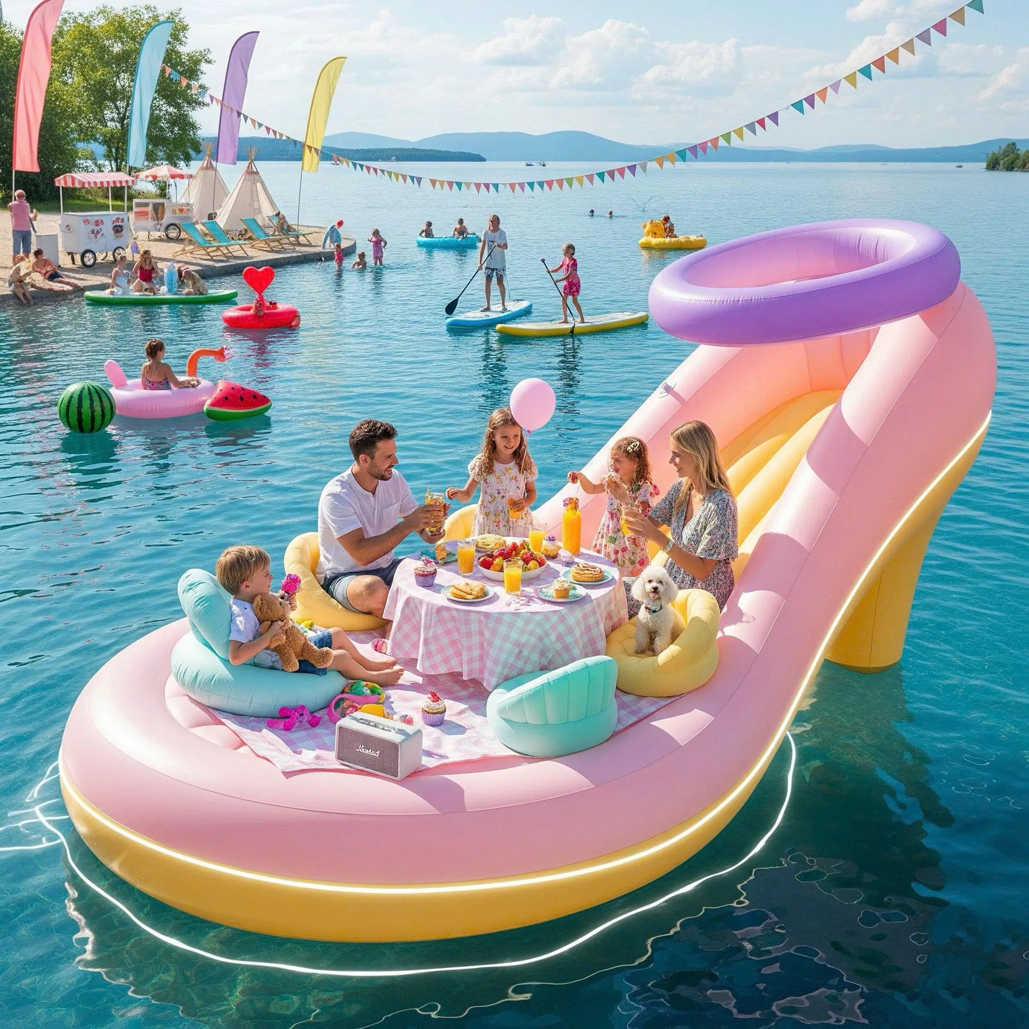 Where Fashion Meets Floatation