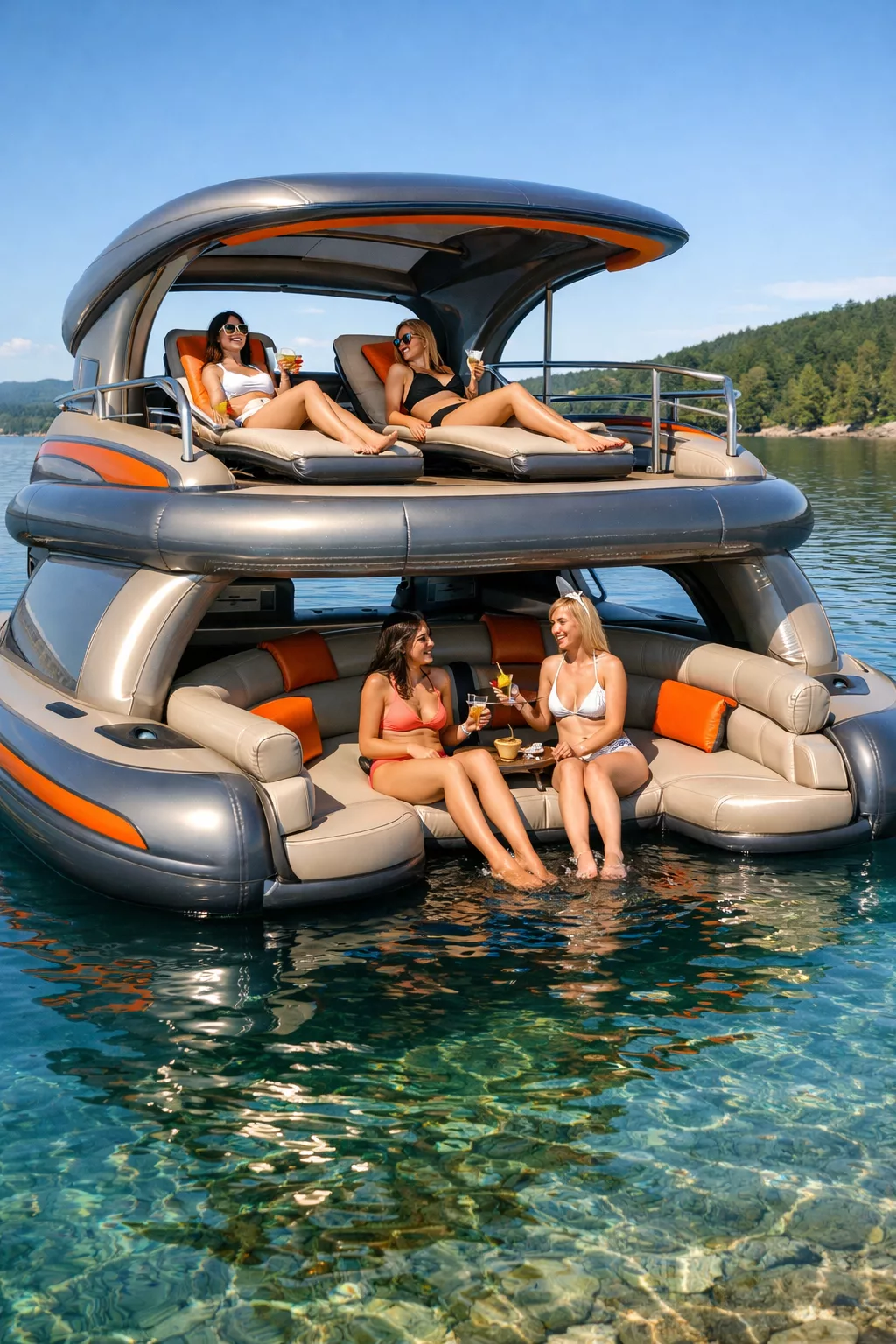 What Are Inflatable Yacht Lake Floats?