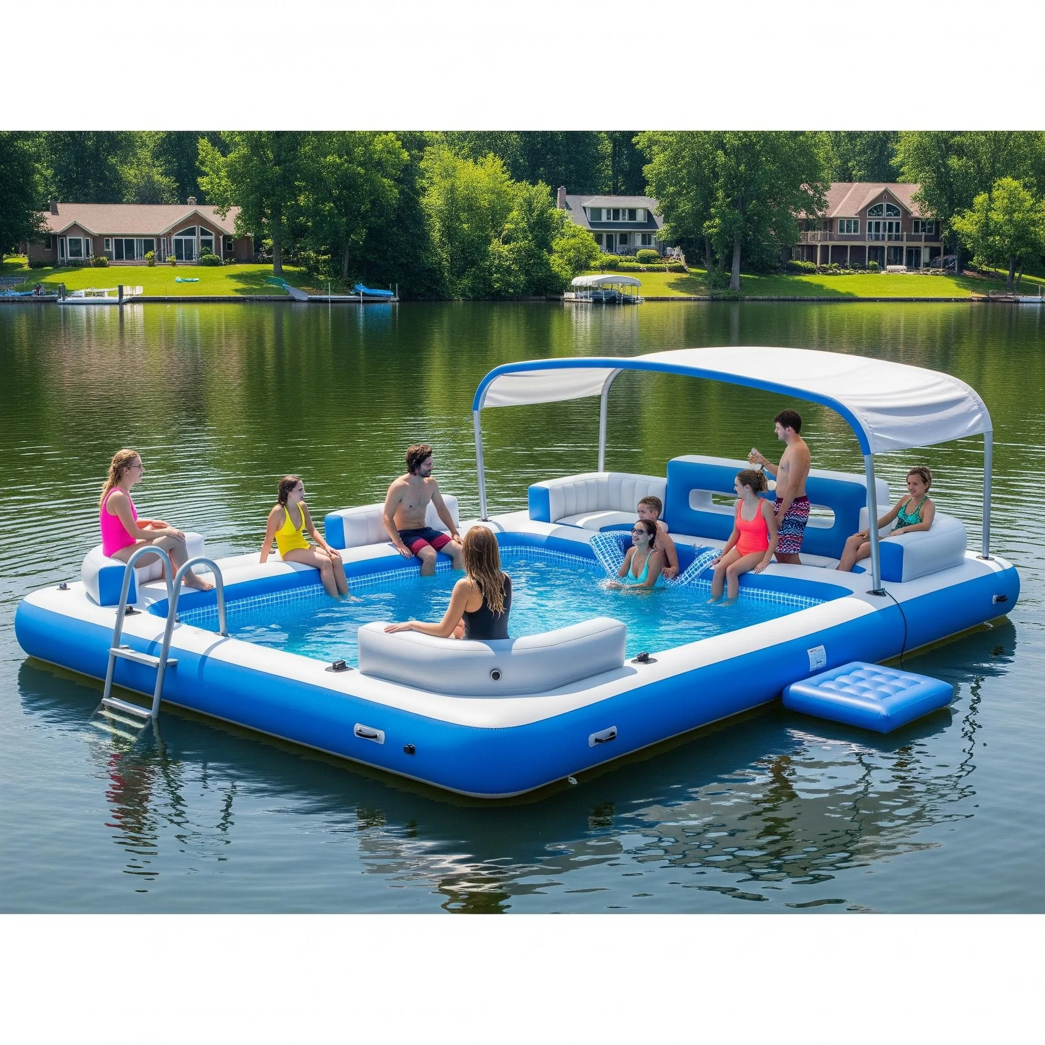 What Makes a Lake Party Float with a Pool Unique?