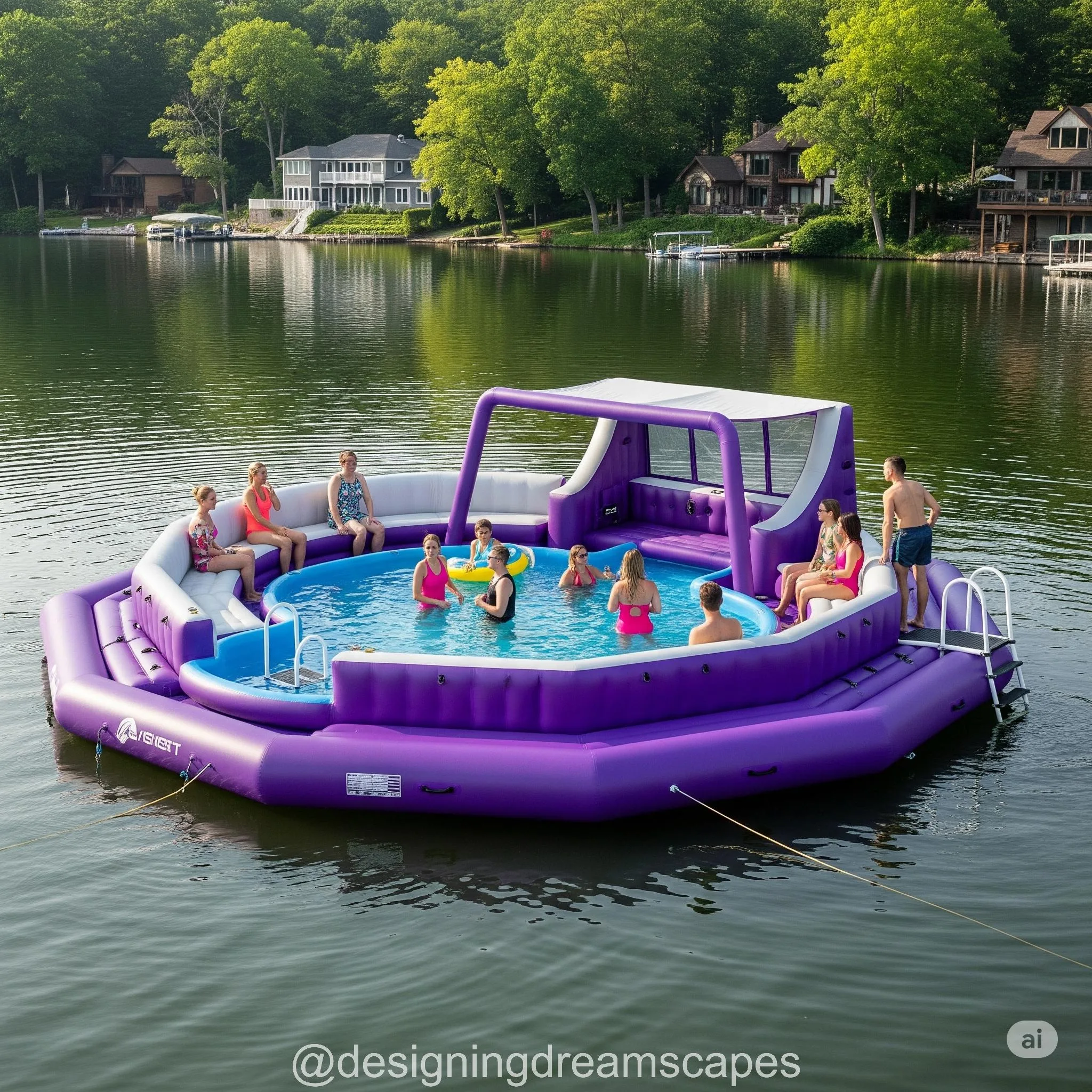 Styling Your Floating Pool Party