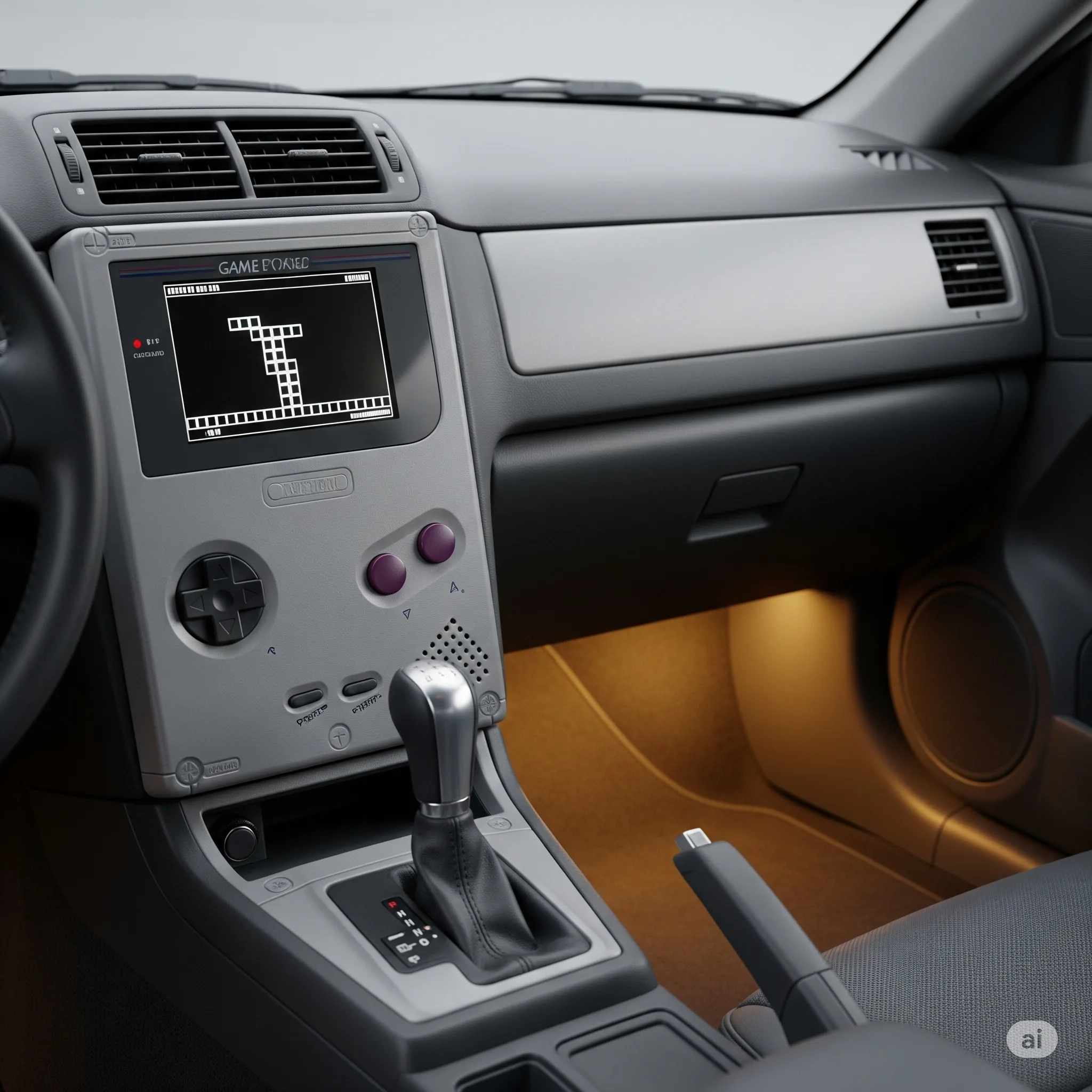 How to Create a Retro Game Console Car Interior
