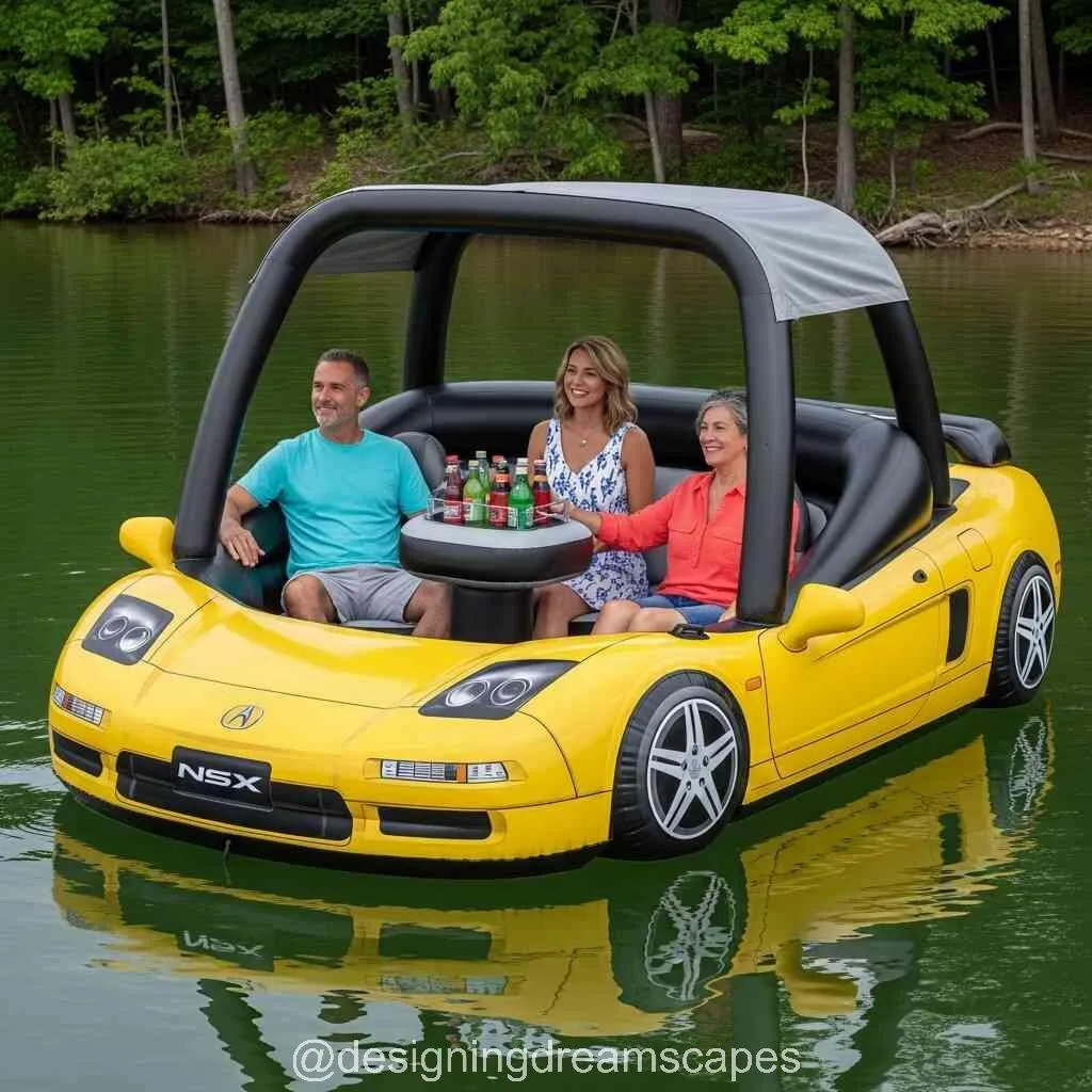 Floating in Style: The World of Sports Car Lake Floats