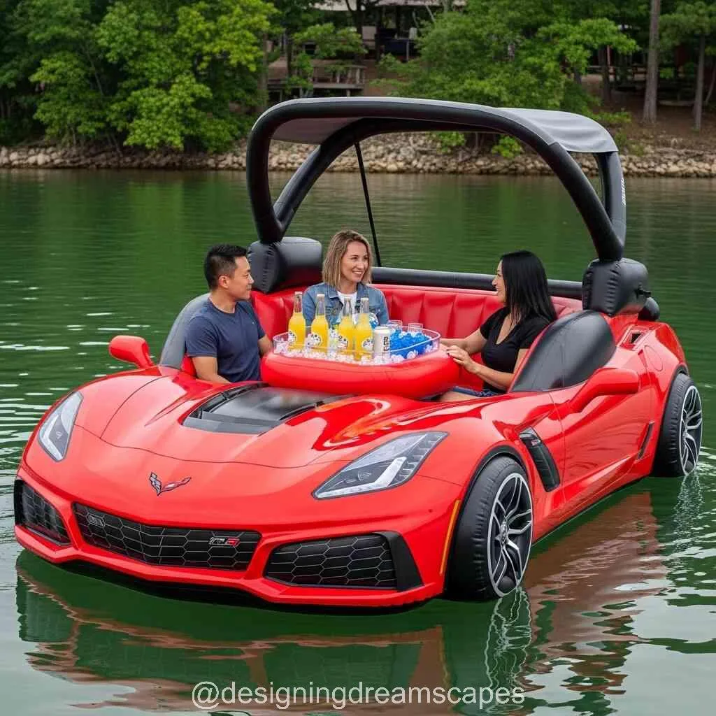 Sports Car Lake Floats: Where High-Speed Fantasy Meets Summertime Relaxation