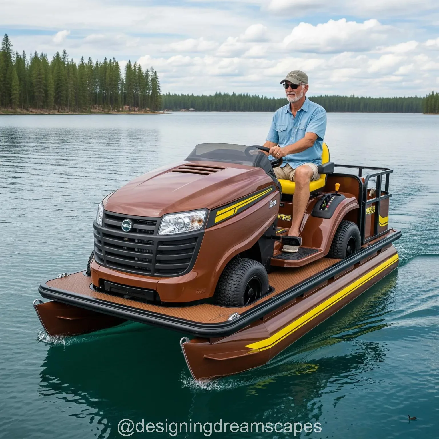 Tractor Pontoon Boat: Where Farm Power Meets Lake Leisure