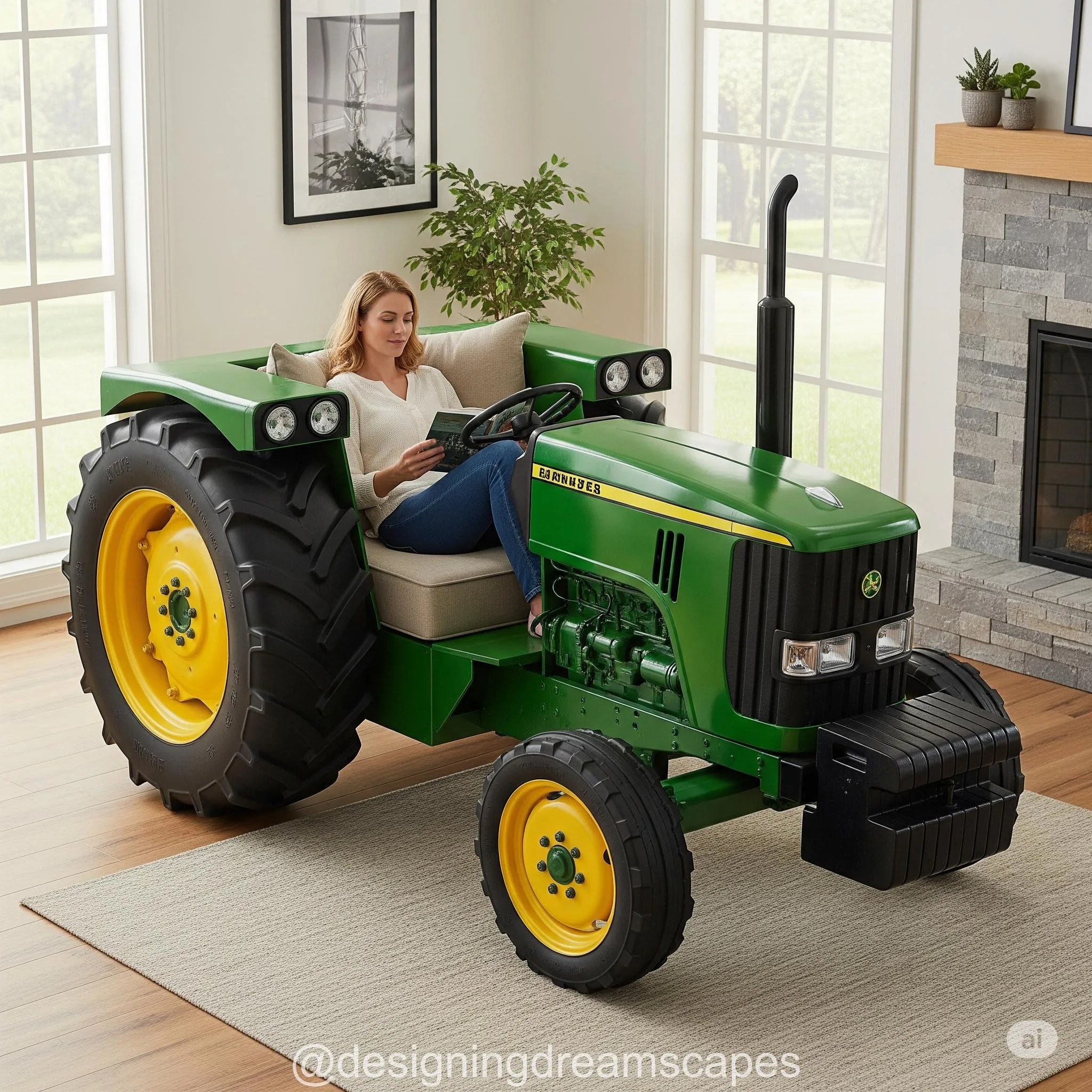 Tractor Recliner: Bringing Rustic Power and Comfort to Your Living Space