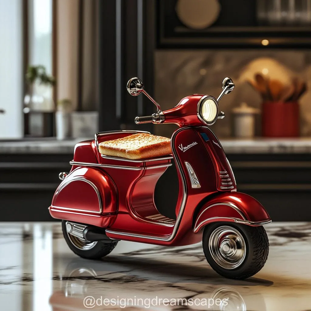 Vespa Toaster: Retro Breakfasts with a European Twist
