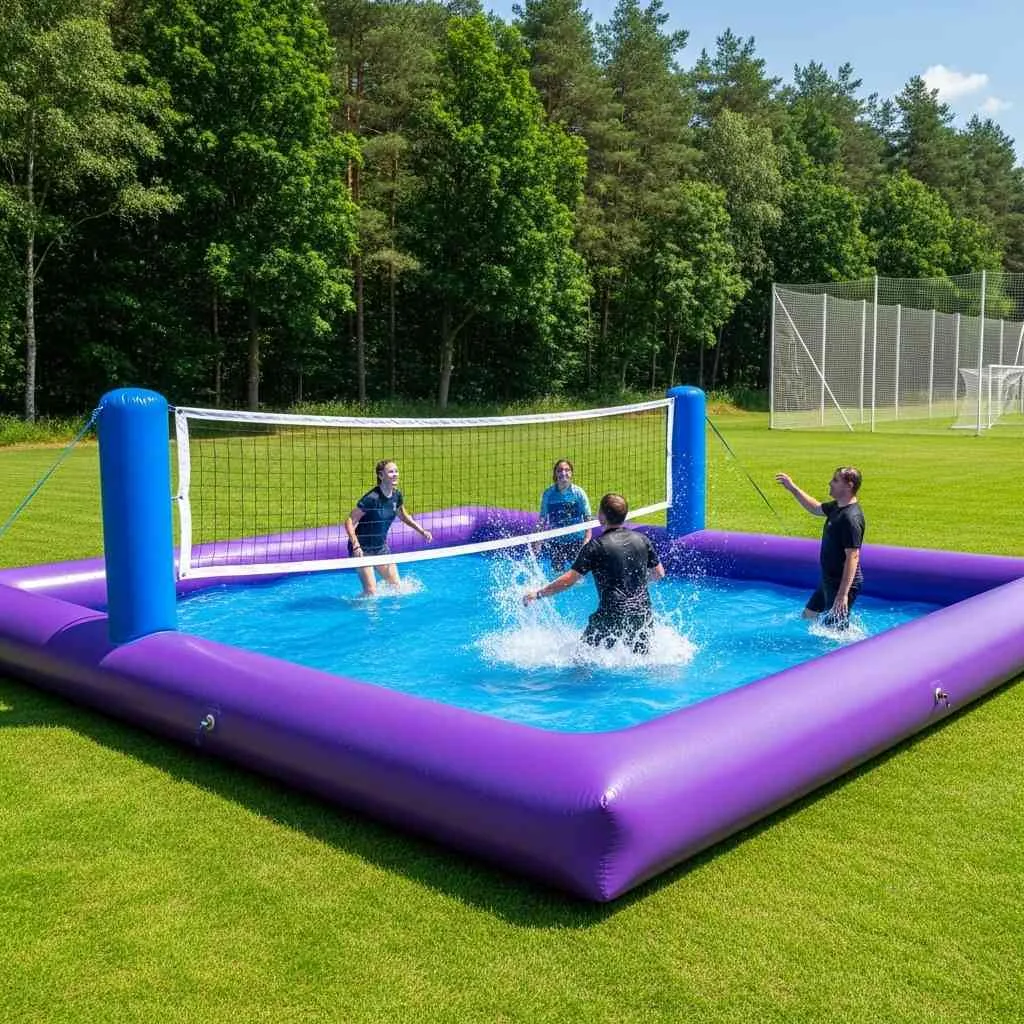 Benefits of Using an Inflatable Pool Volleyball Court