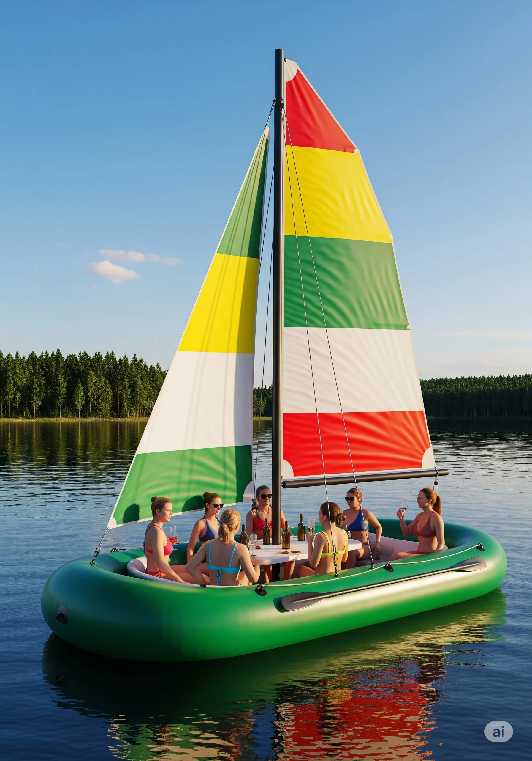 Inflatable Sail Boat Lake Floats: A Breezy Adventure on the Water
