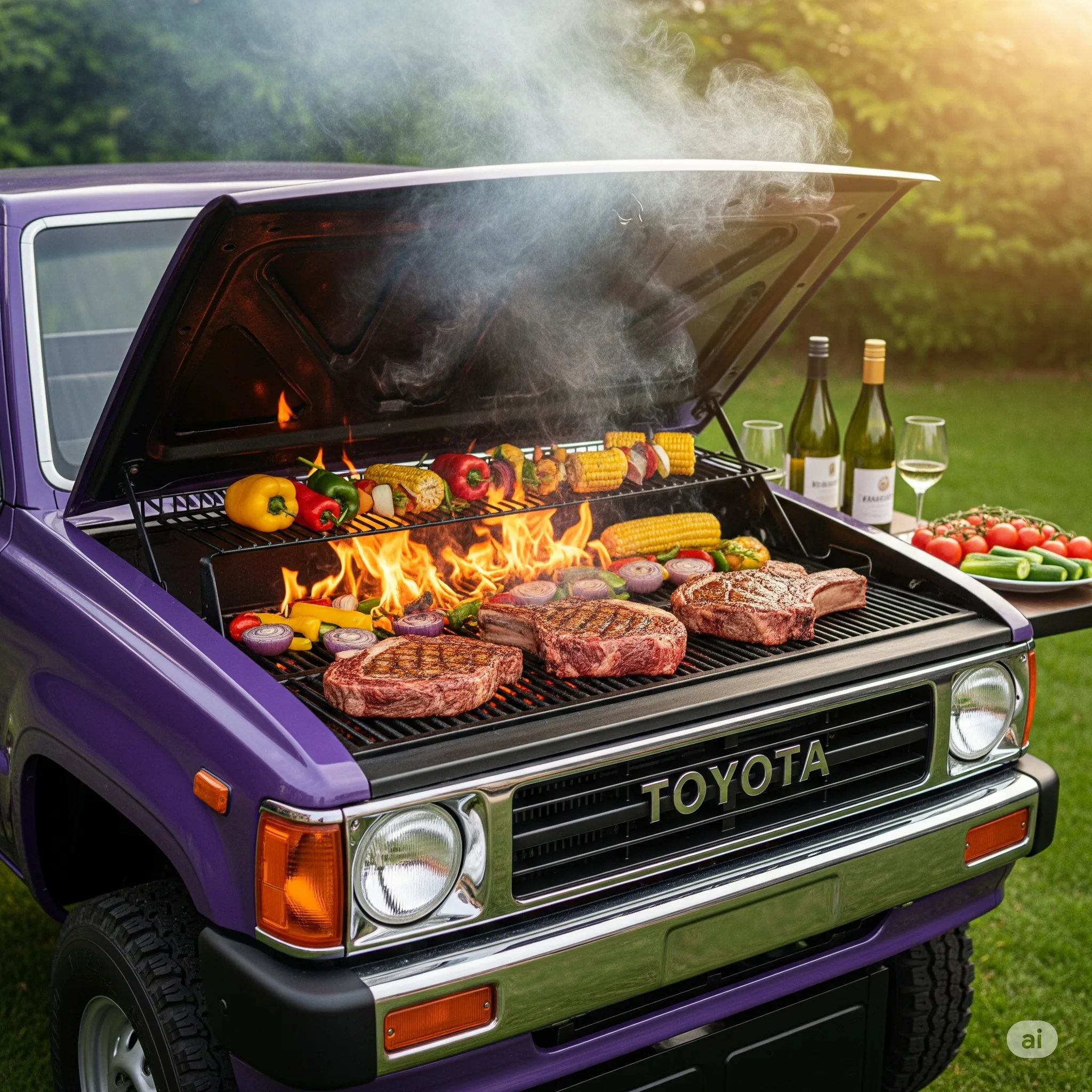 Drive Flavor Forward with the Pickup Truck BBQ Grill