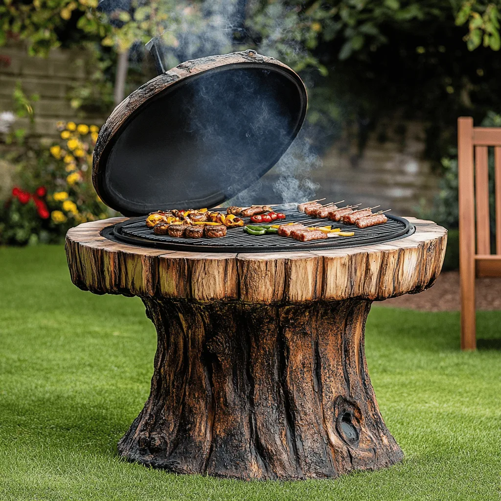 The Concept Behind Tree Stump Barbecues