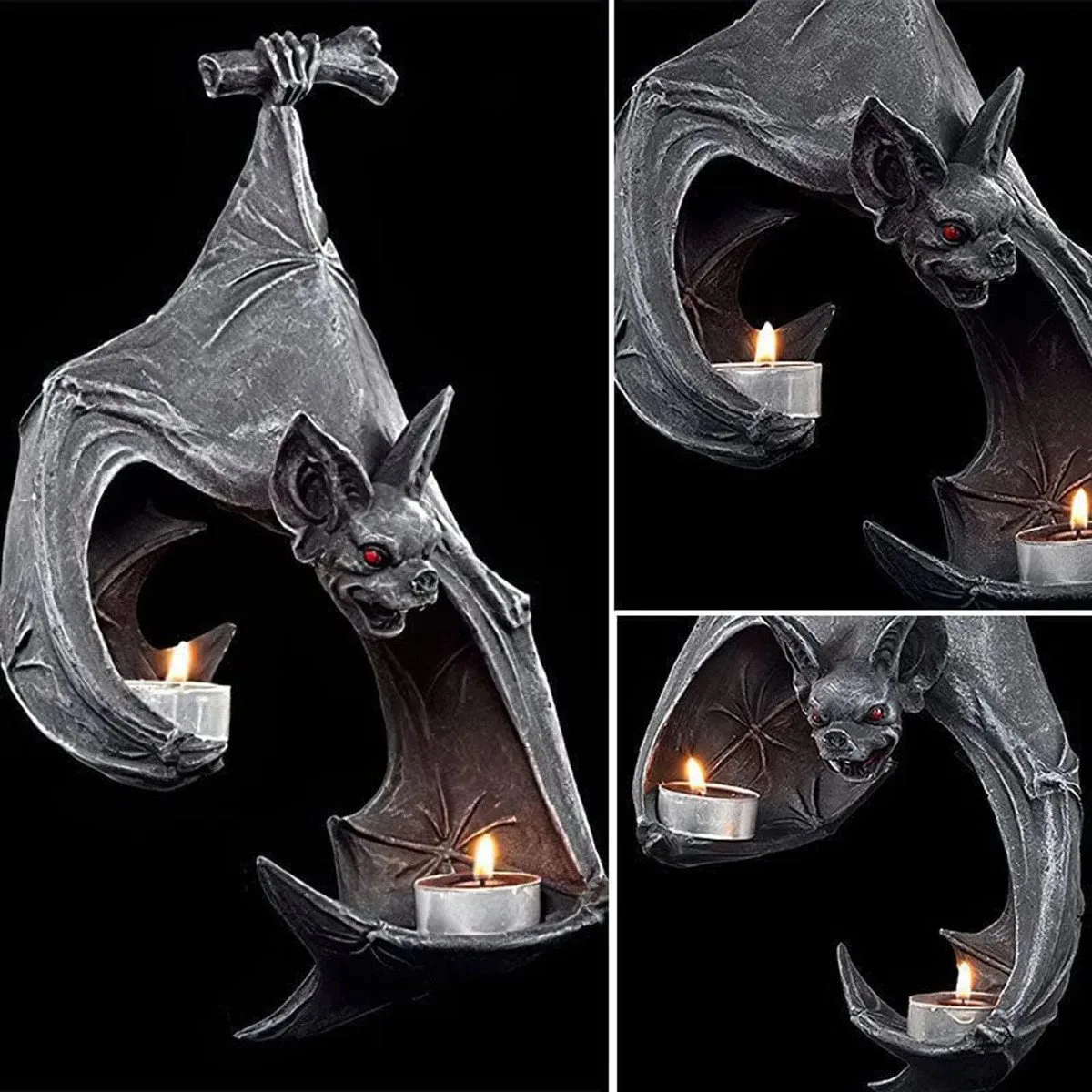 Vampire Bat Wall Sconce: Gothic Glow Meets Dark Elegance