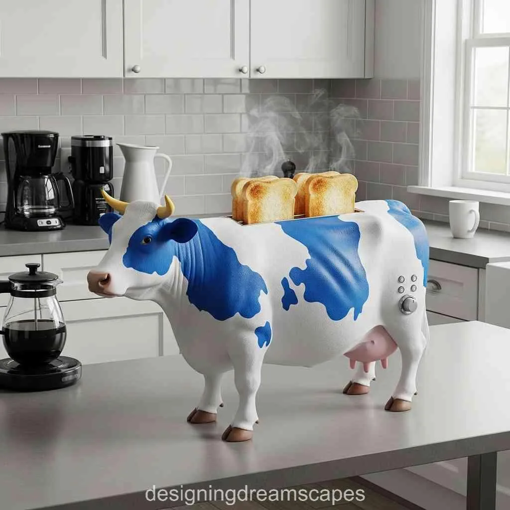 Start Your Day the Moo Way with the Cow Toaster