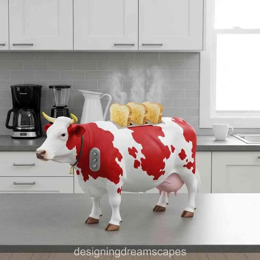 Start Your Day the Moo Way with the Cow Toaster