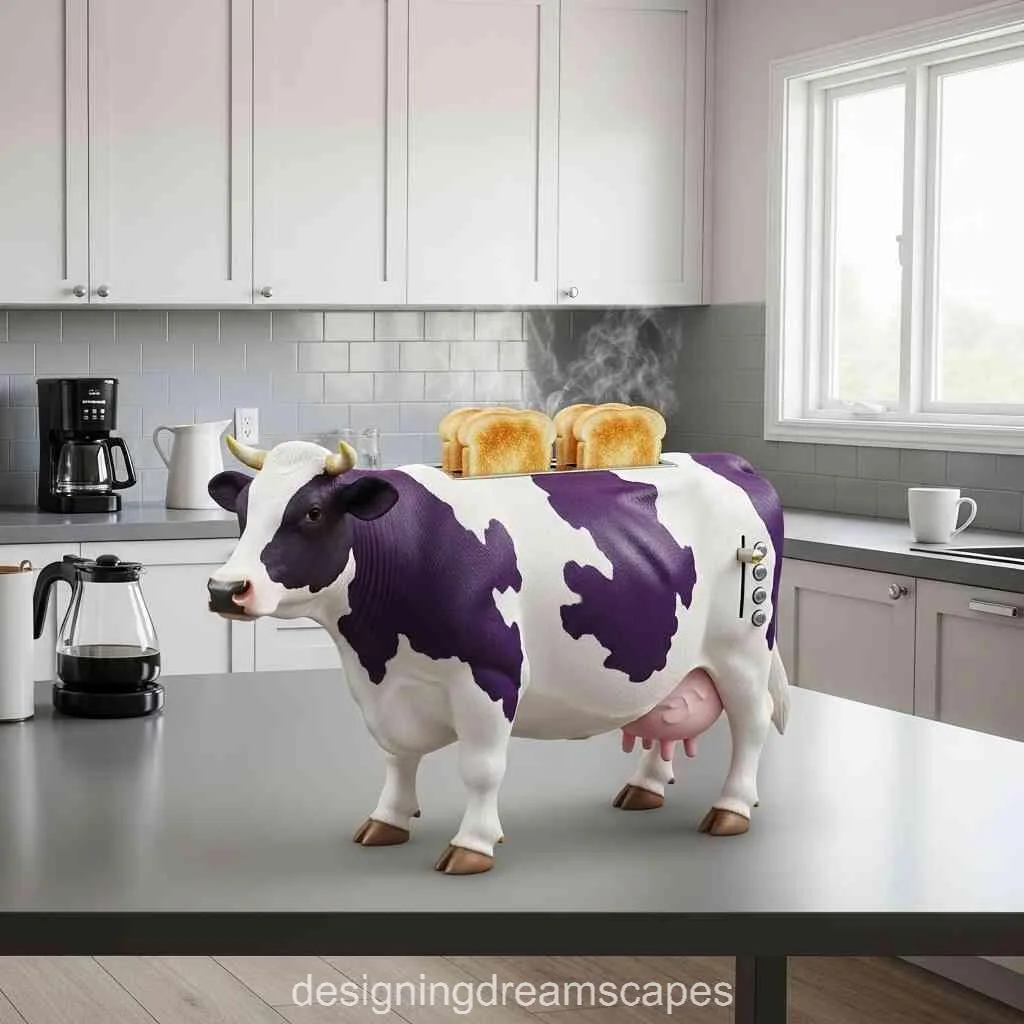 Start Your Day the Moo Way with the Cow Toaster