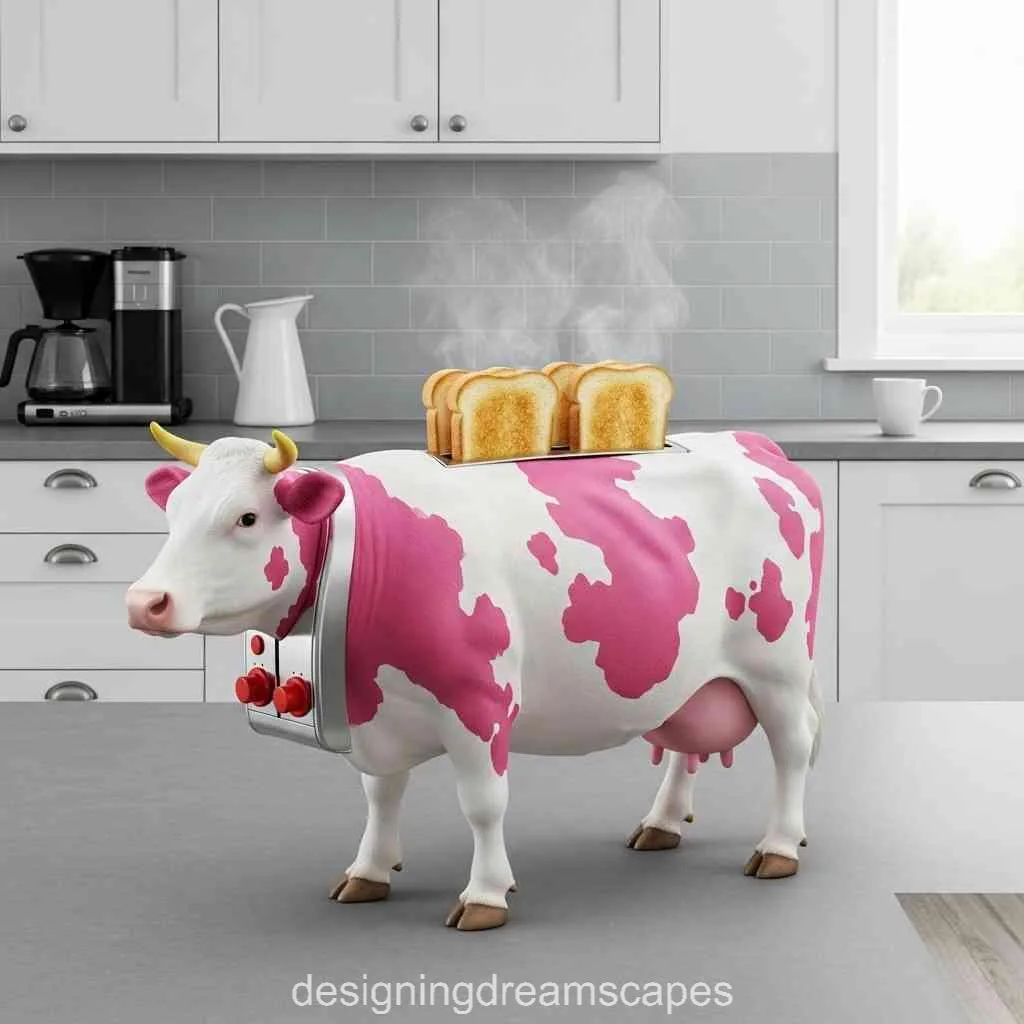 Start Your Day the Moo Way with the Cow Toaster
