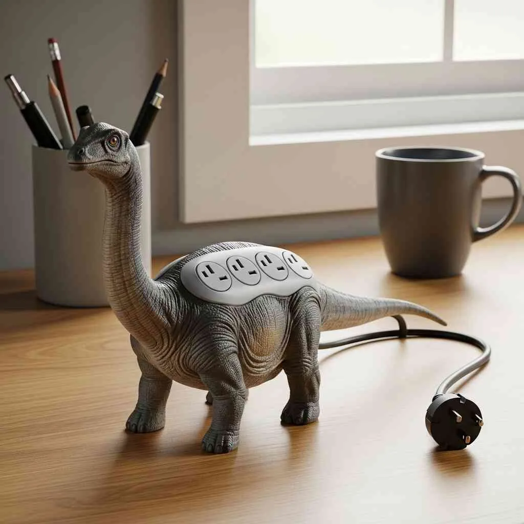 Dinosaur Surge Protector Plugs: Prehistoric Power with a Modern Twist