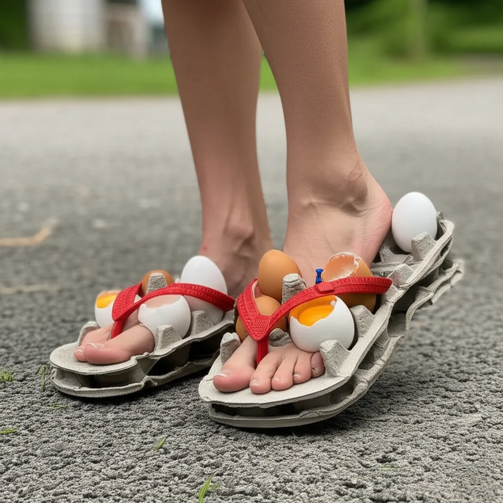 What Are Egg Carton Shoes?