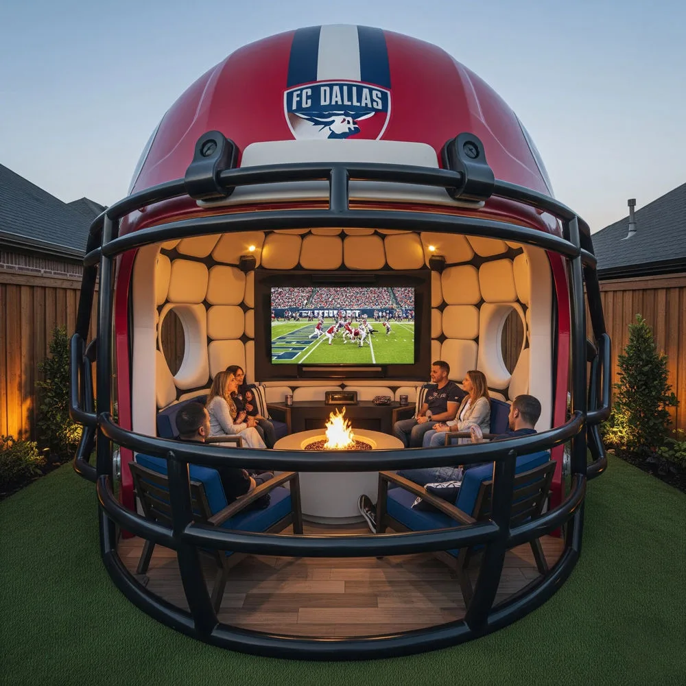 What Is a Football Helmet Gazebo?