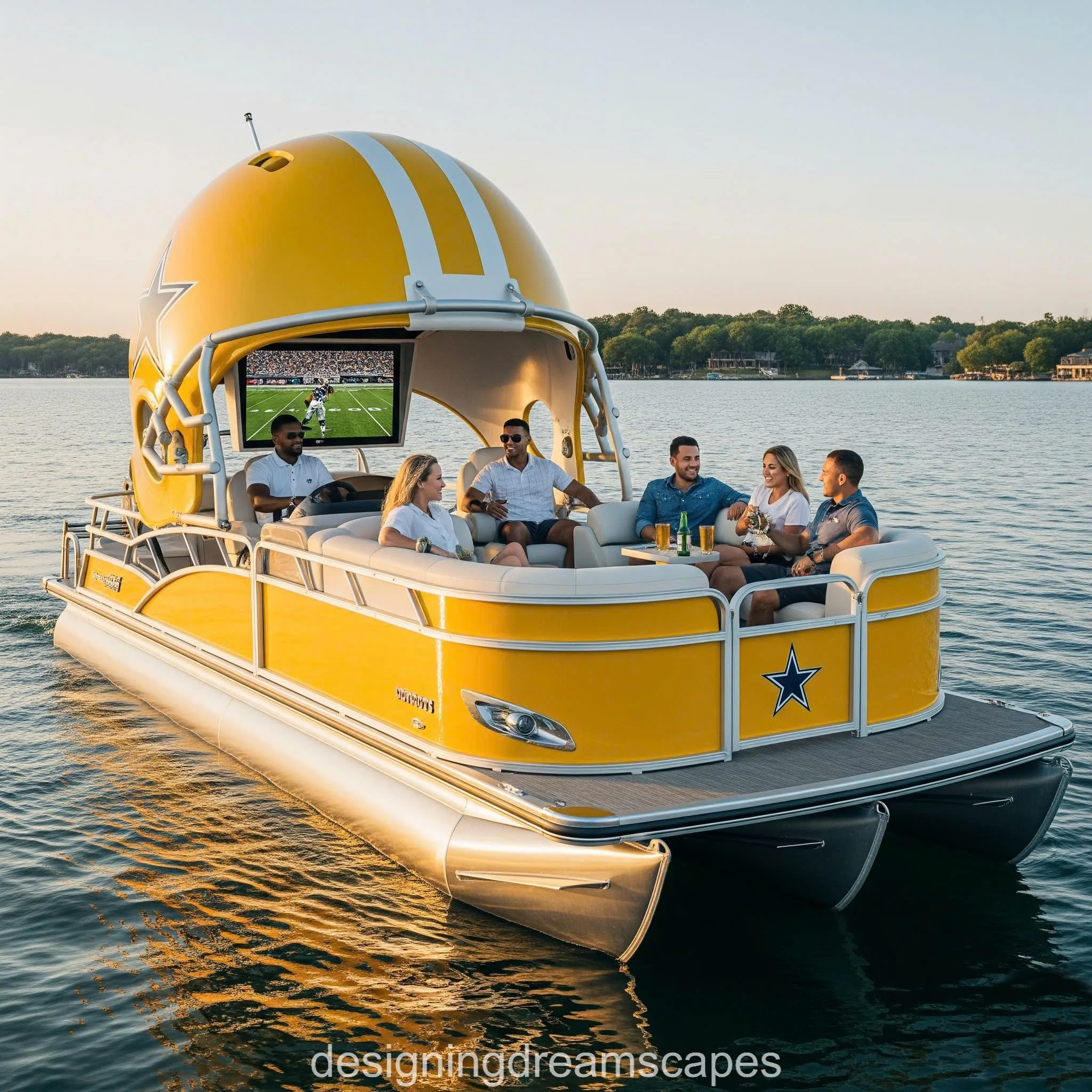 Touchdown on Water: The Rise of Football Helmet Pontoons